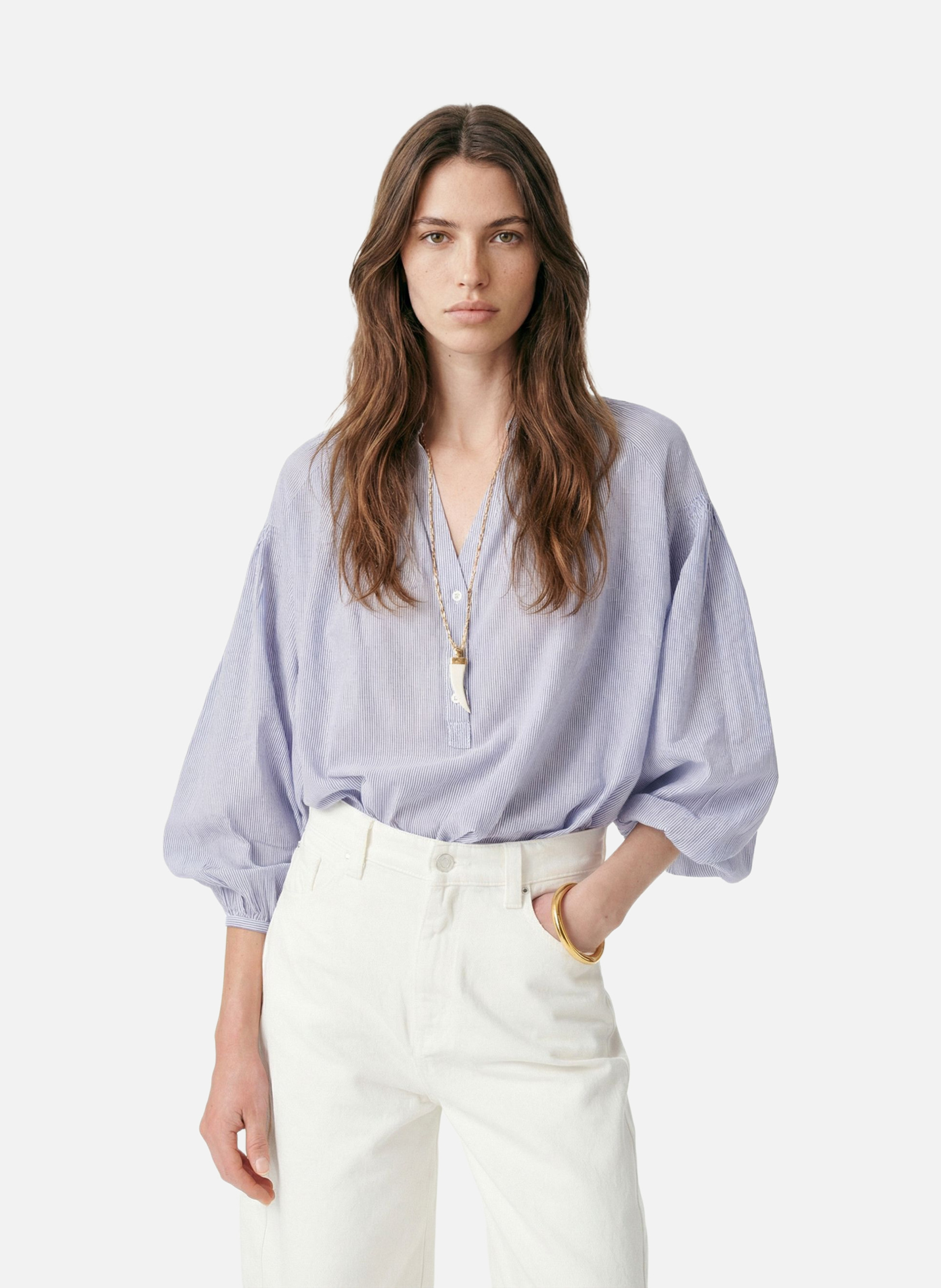 Blouse nipoa VANESSA BRUNO Bleu