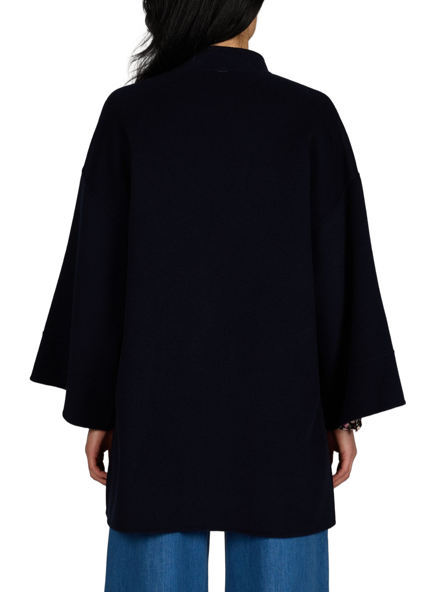 Veste col boutonnée en laine vierge mélangée MAX MARA WEEK END Bleu