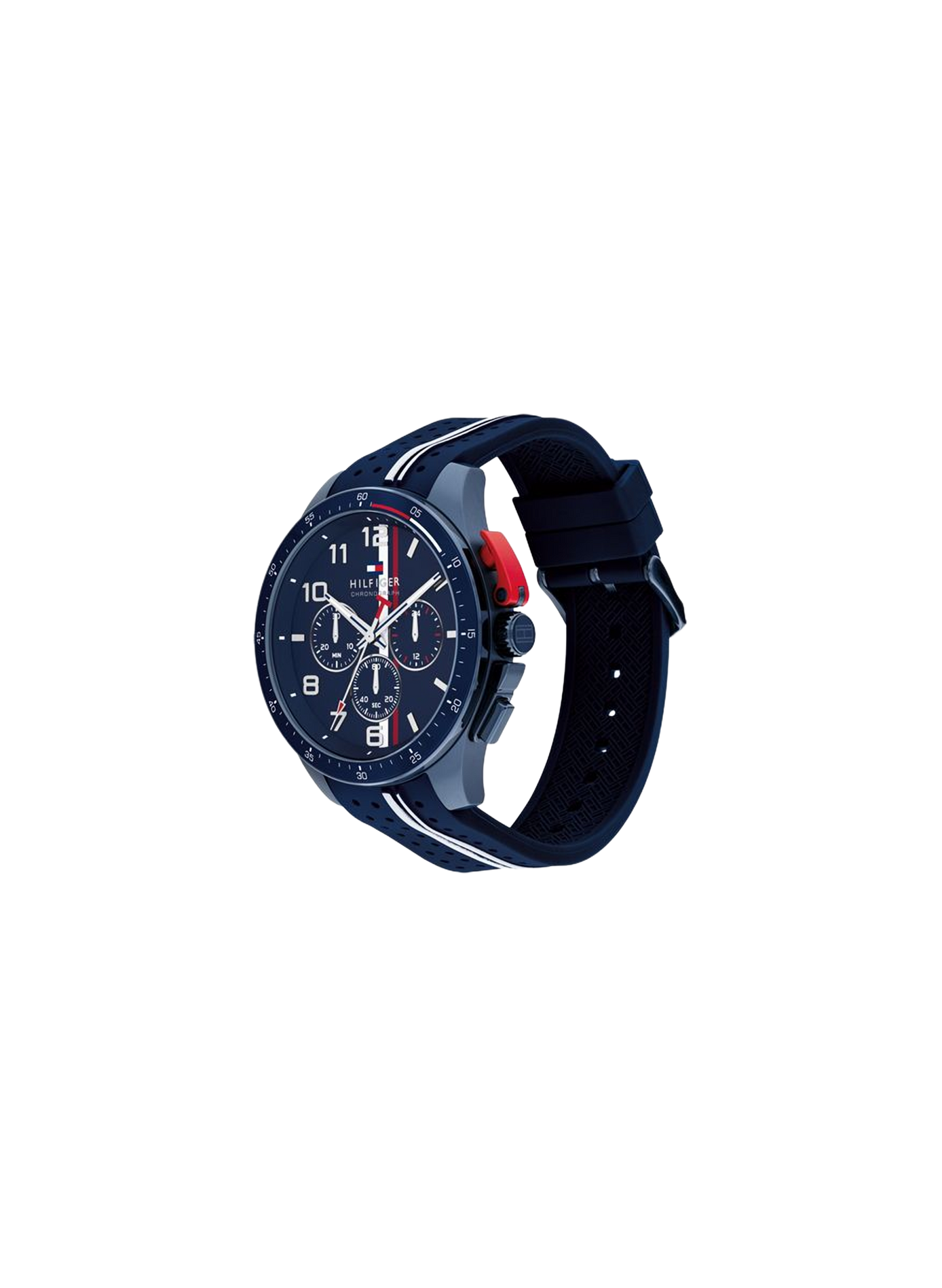 Montre Bank en silicone TOMMY HILFIGER MONTRES Bleu