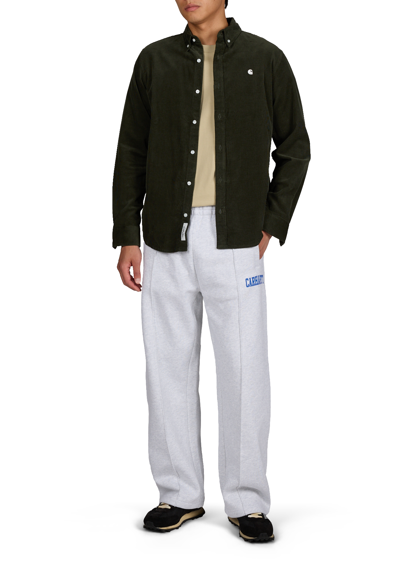 Camisa recta de pana CARHARTT WIP Verde