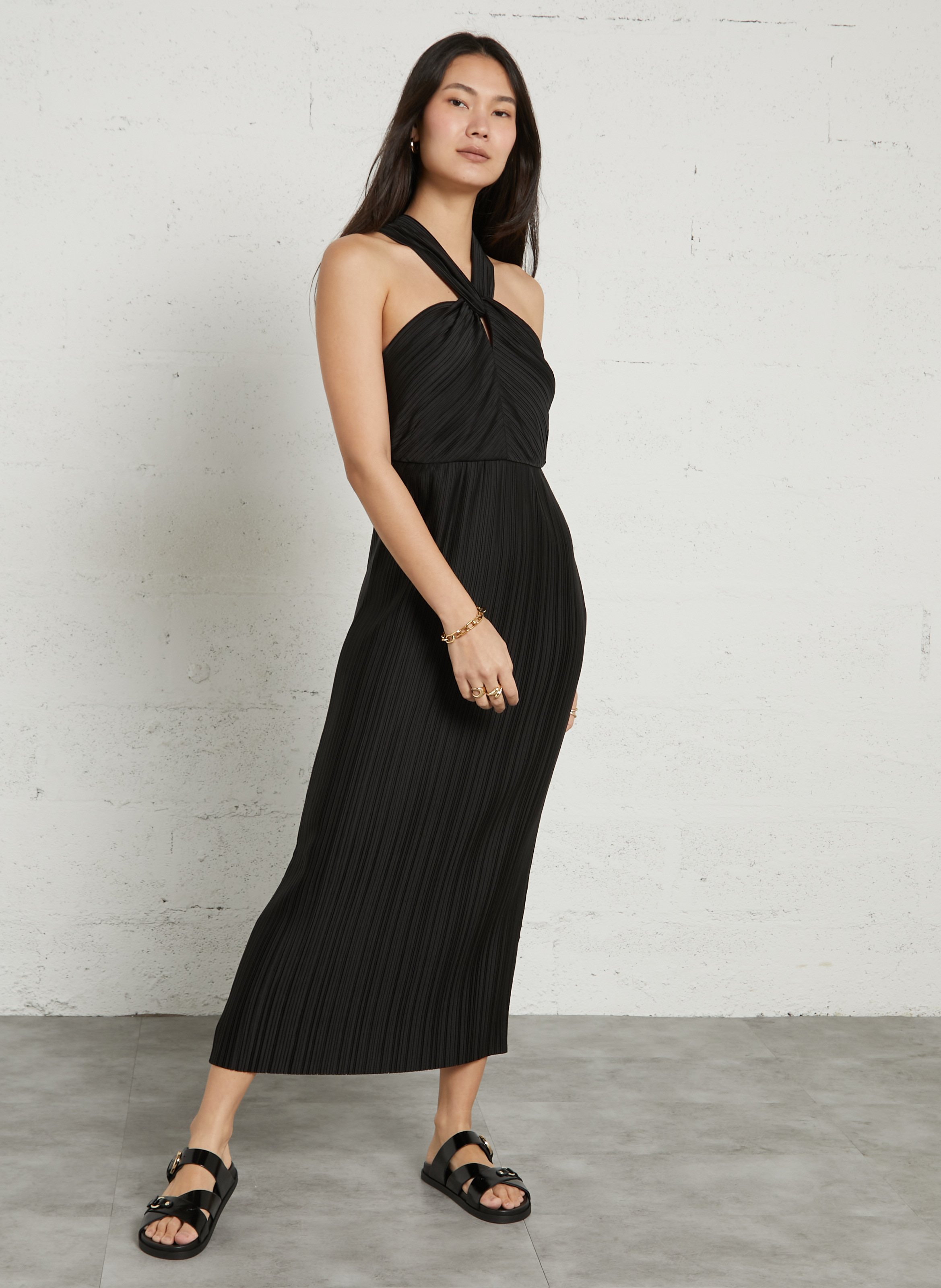 Robe long bustier bailey MAISON 123 Noir