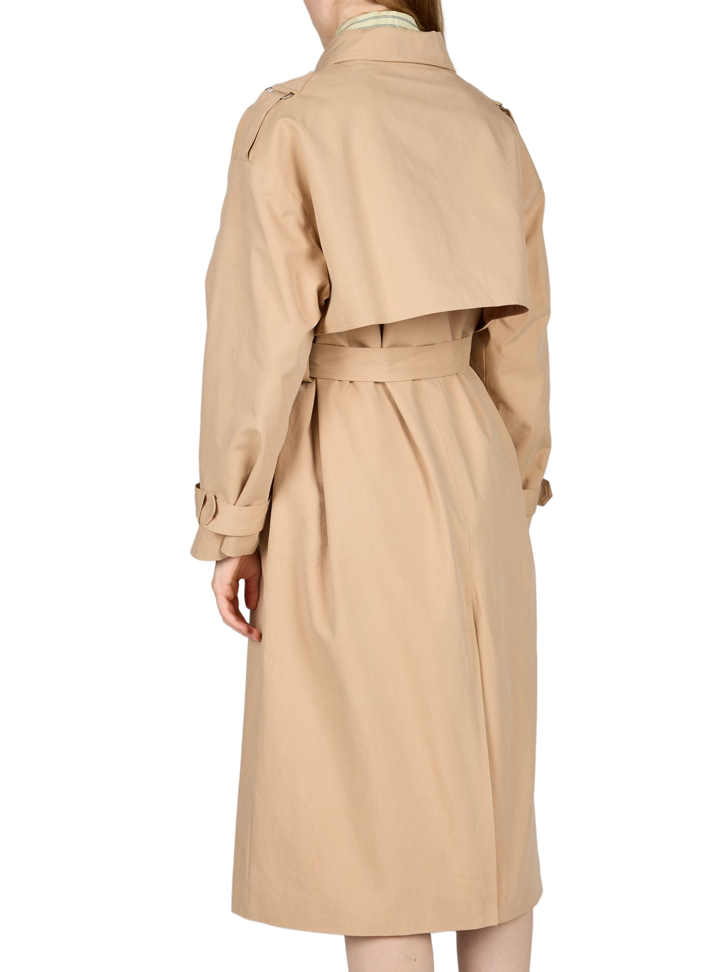 Trench long en coton mélangé ARTLOVE Beige