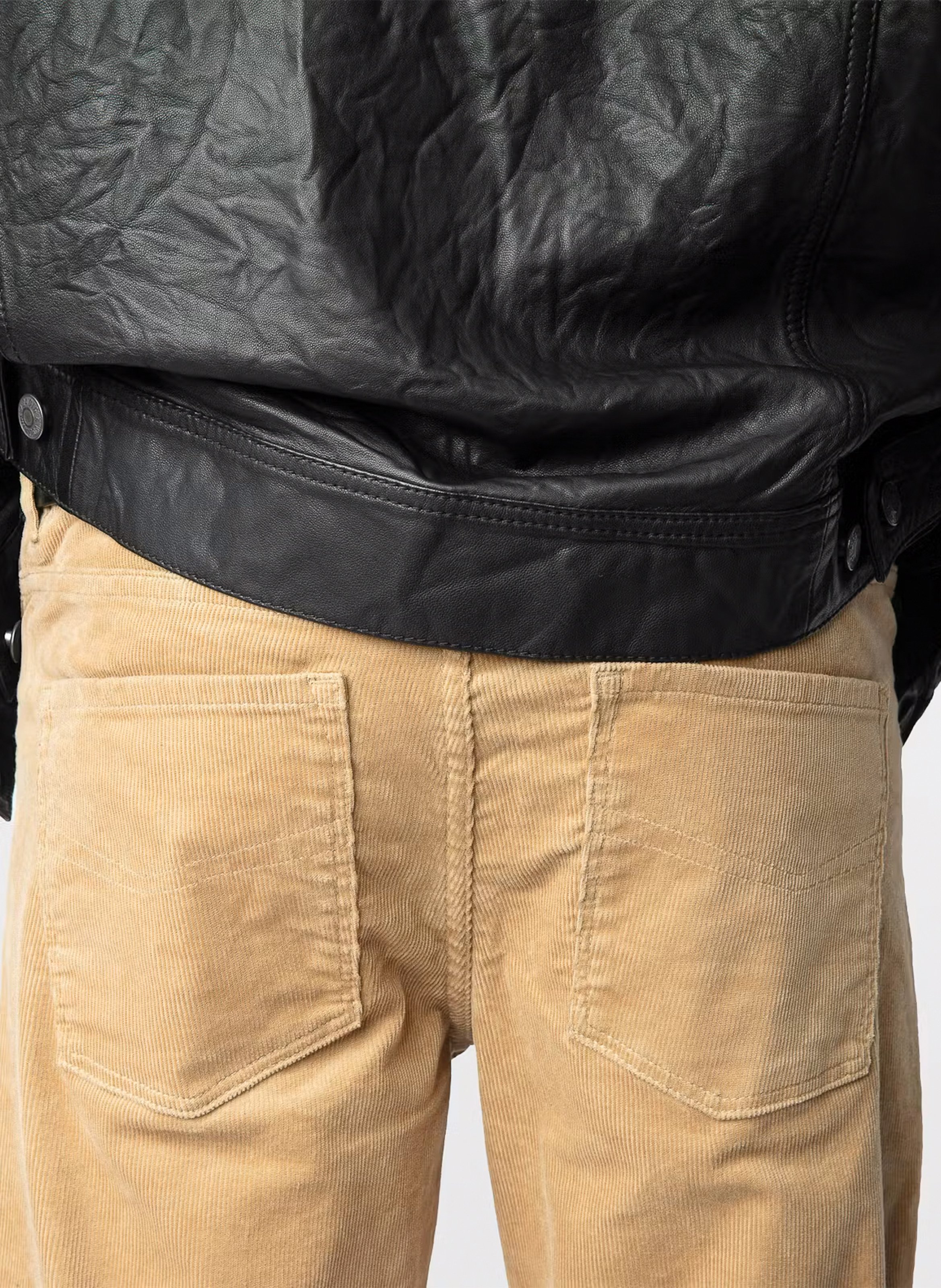 Pantalon ajustée en coton mélangé steeve ZADIG&VOLTAIRE Beige