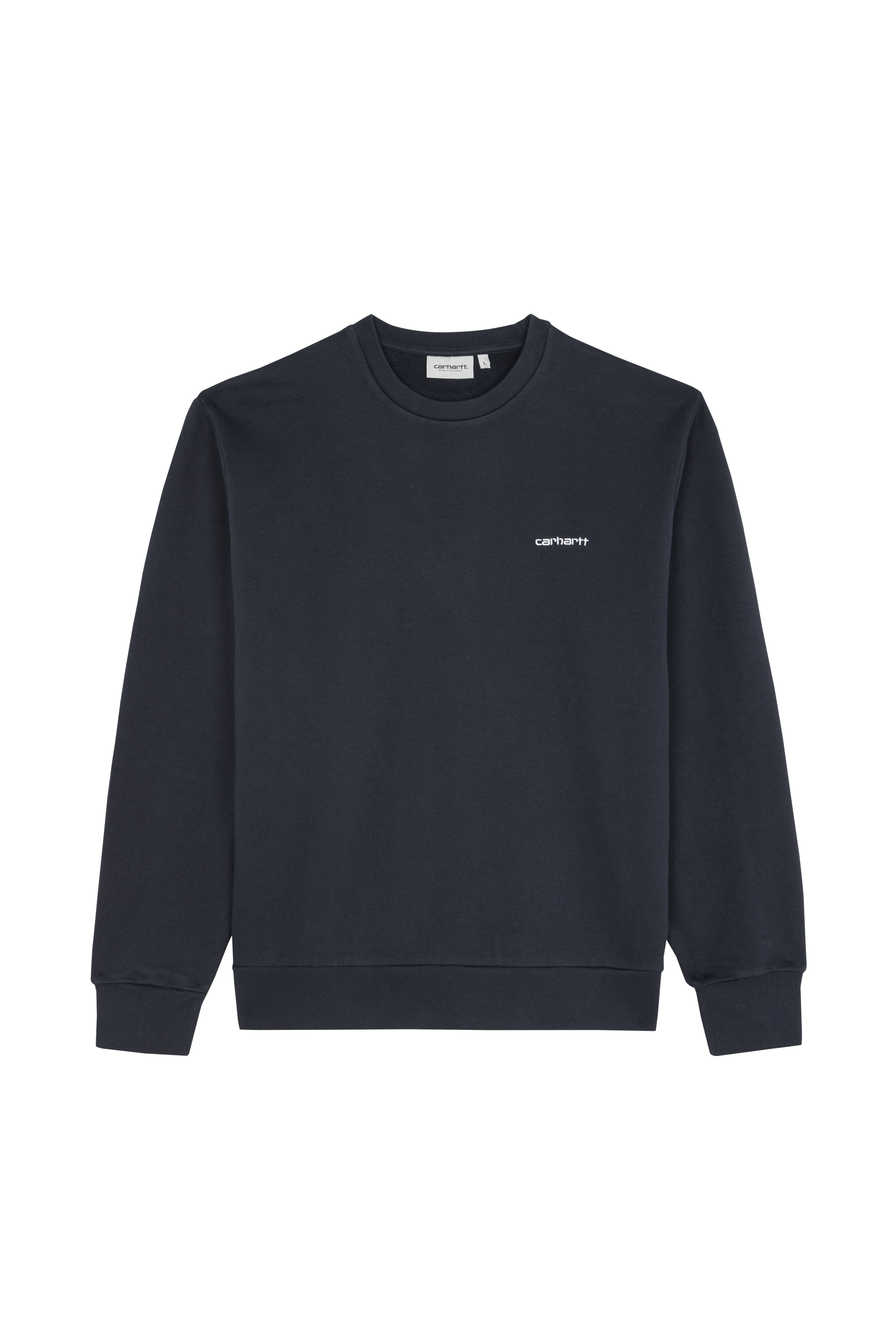 Sweatshirt script embroidery sweat CARHARTT WIP Bleu