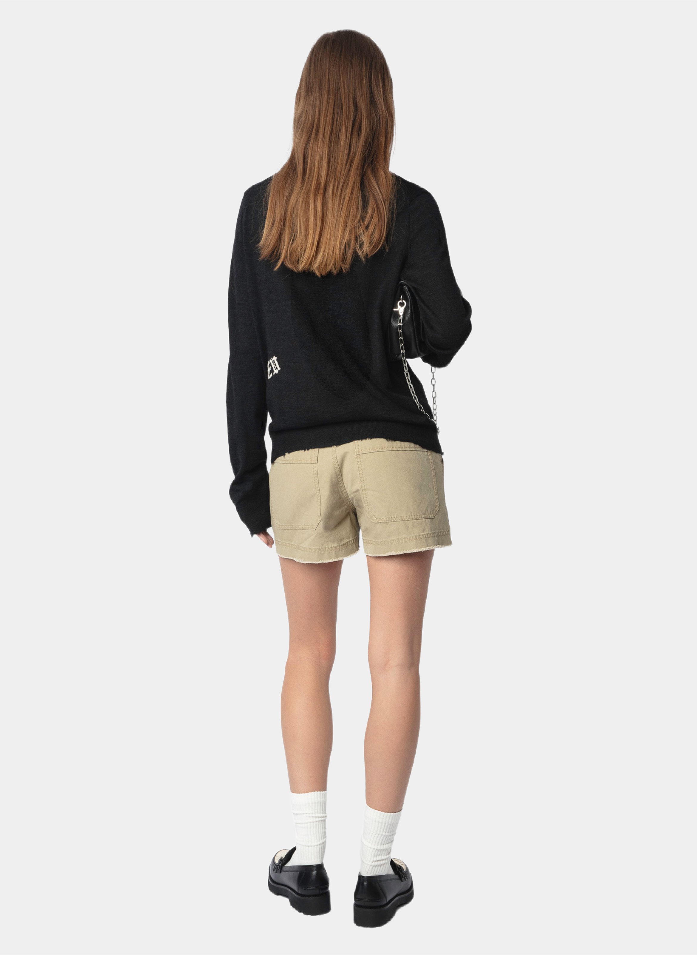 Pull droit en laine ivy ZADIG&VOLTAIRE Gris