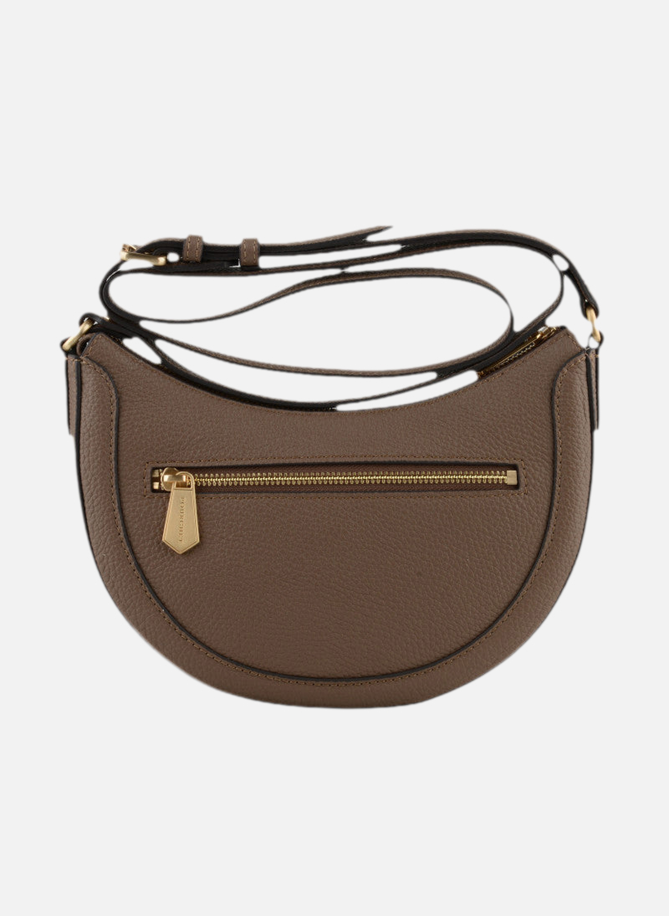 Image | sac porté épaule en cuir de vachette POURCHET Marron