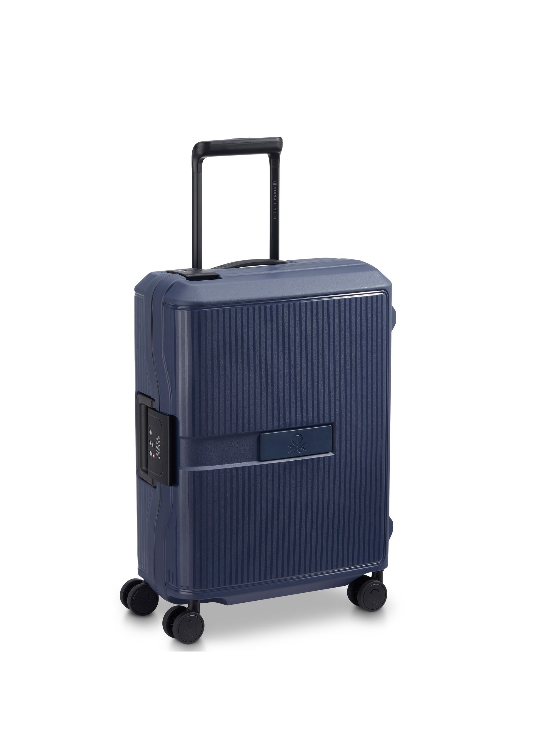 Valise cabine rigide taille s - color block hardside DELSEY PARIS Bleu