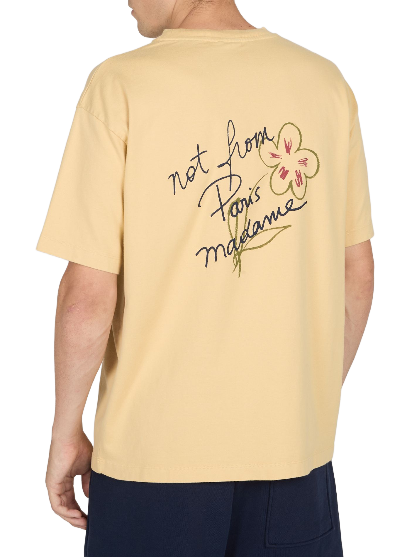 Cotton T-shirt DROLE DE MONSIEUR Yellow