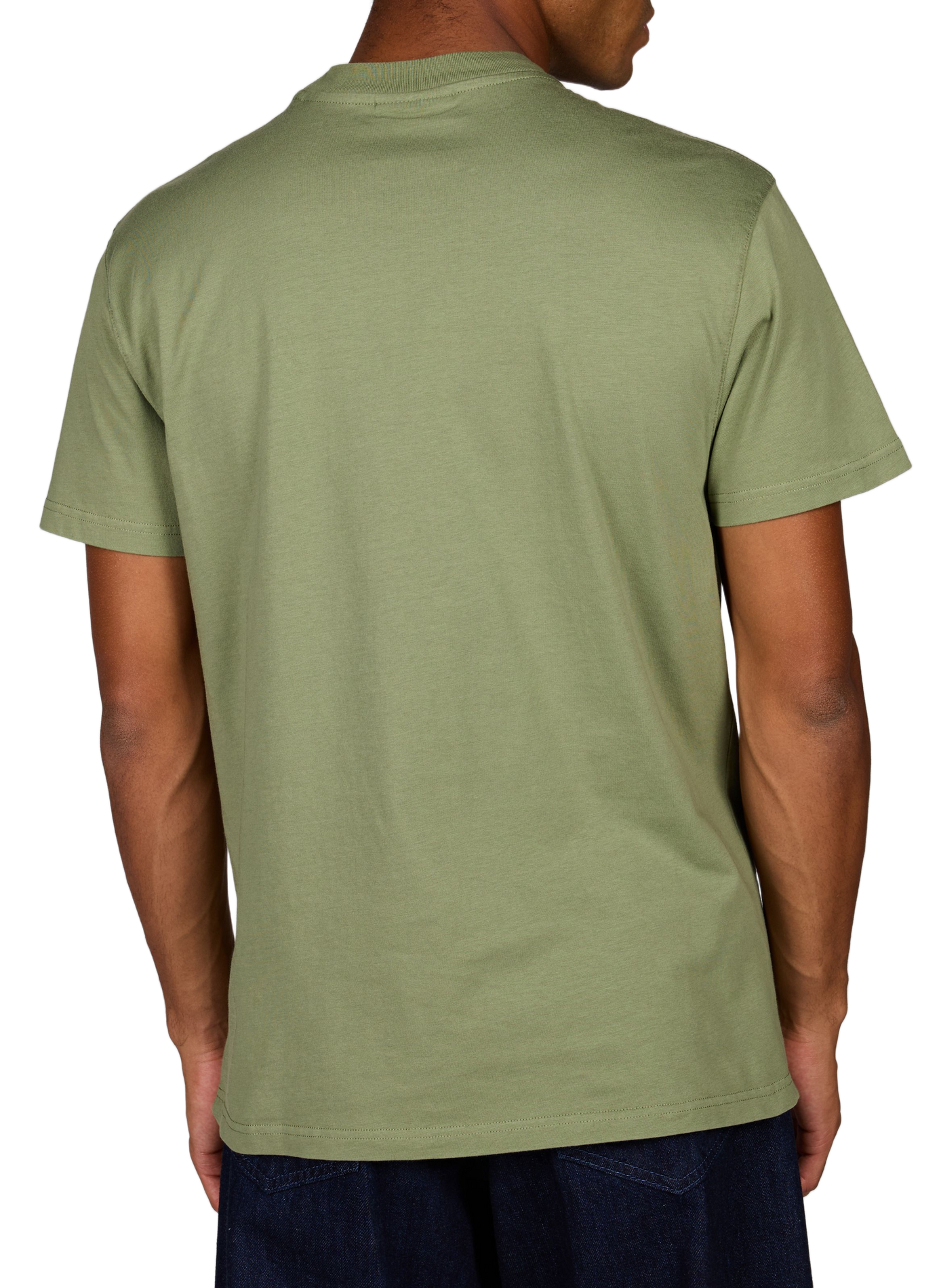 T-shirt Popincourt à broderie Grand Cru en coton MAISON LABICHE Vert