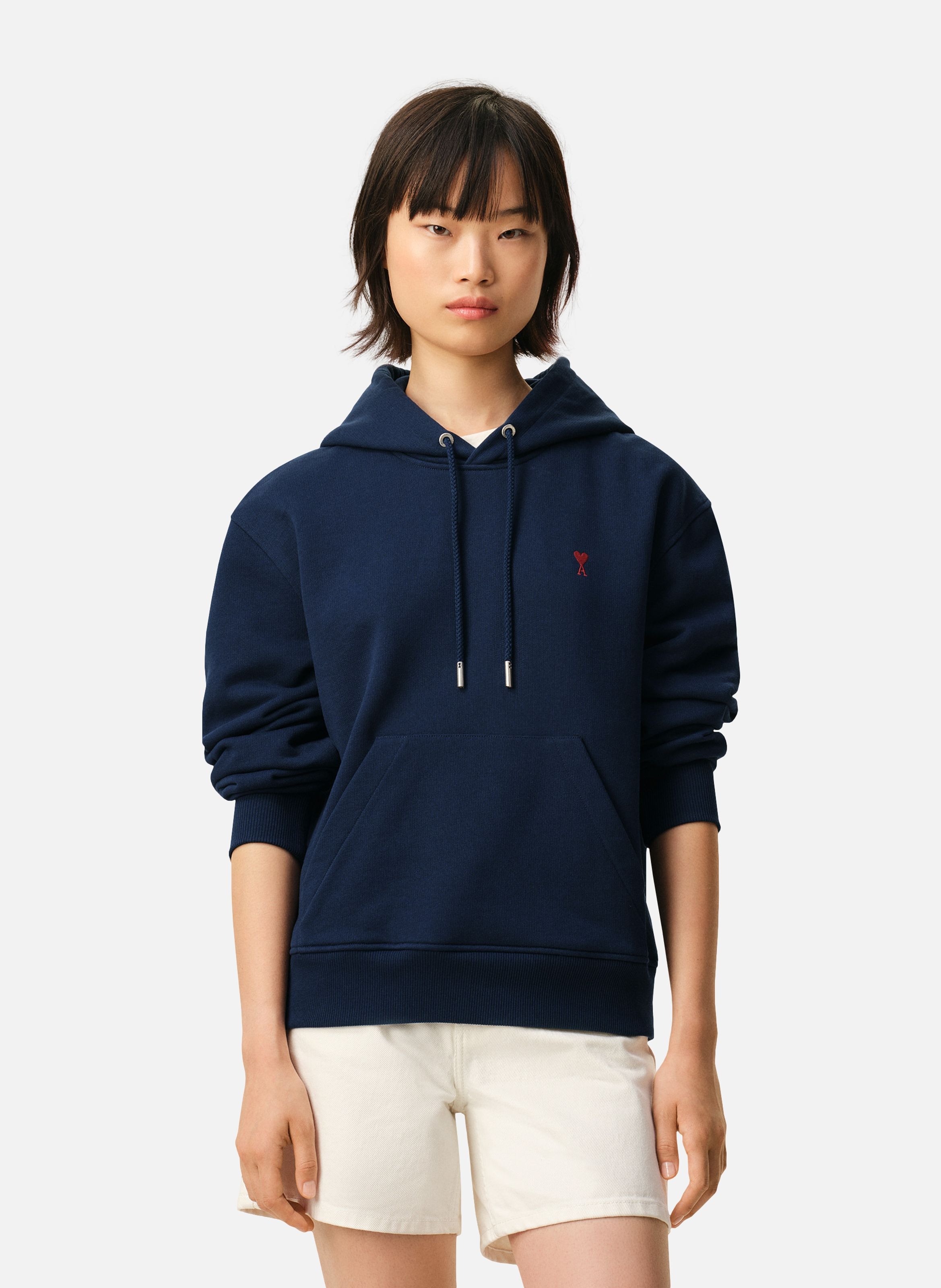 Hoodie ami de coeur rouge unisexe AMI PARIS Bleu