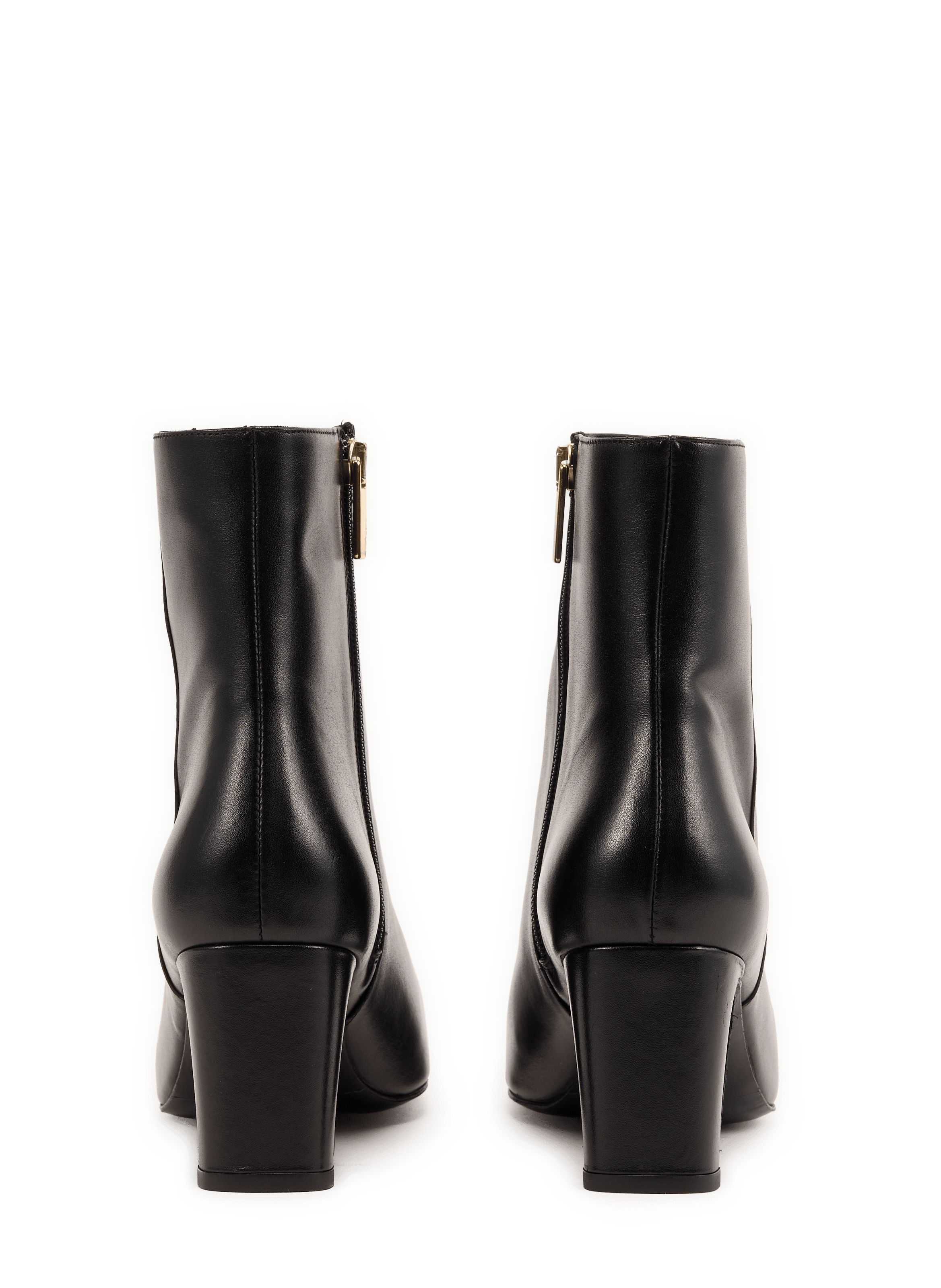 Gia cowhide leather ankle boots SAISON 1865 Black