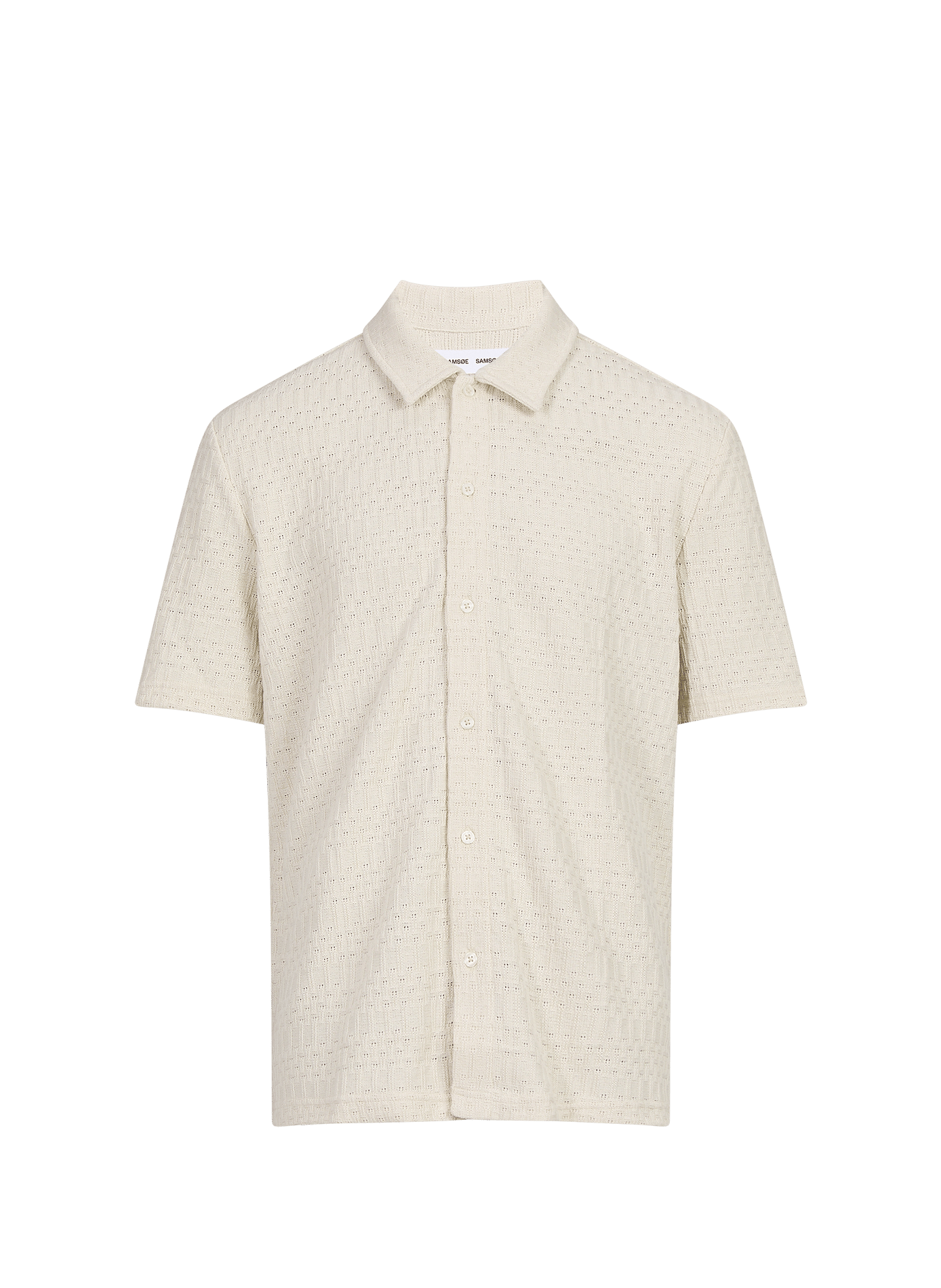 Gestreiftes Baumwollmischungs-Shirt SAMSOE SAMSOE Beige