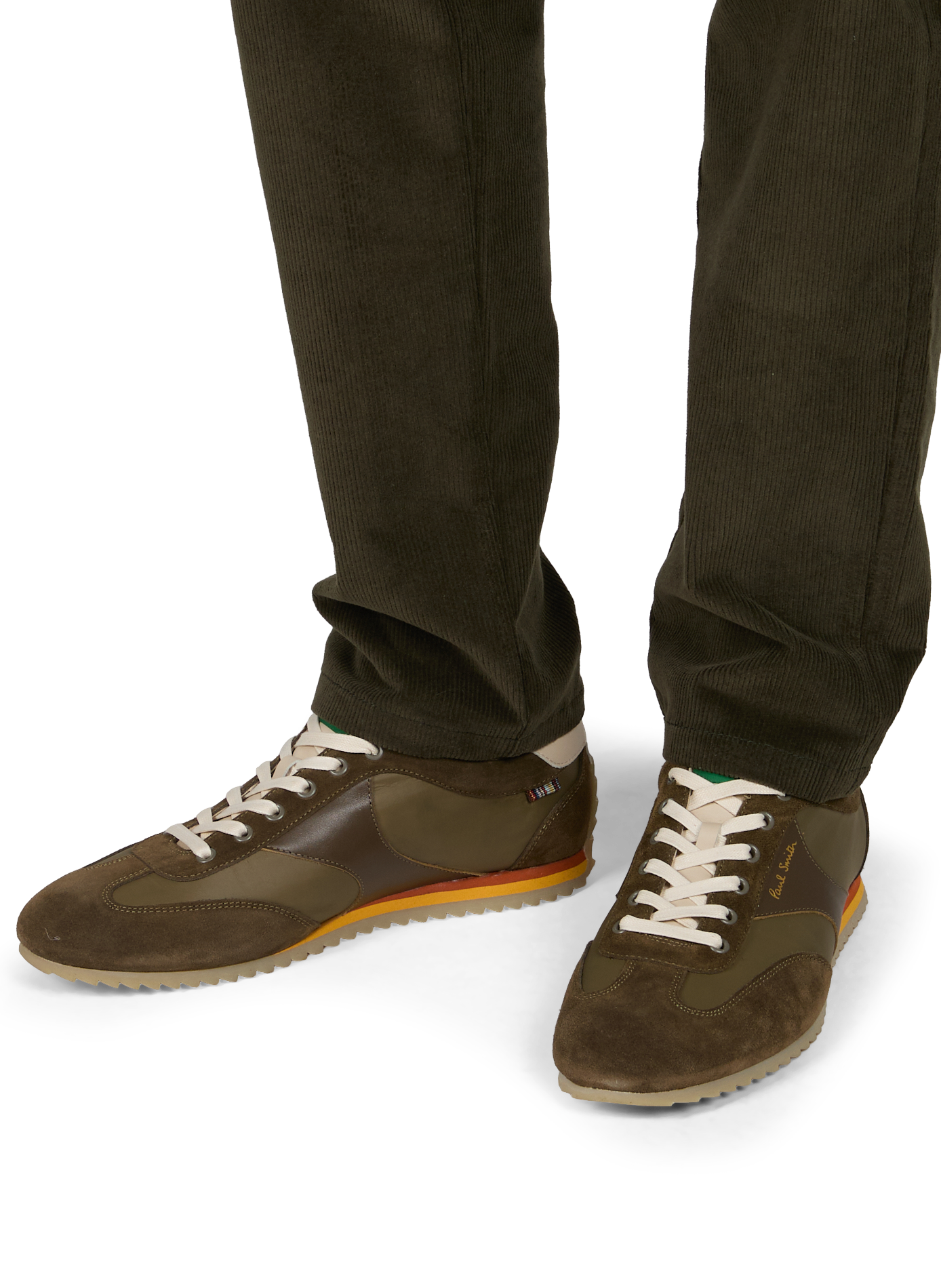 Low-top lace-up sneakers PAUL SMITH Brown