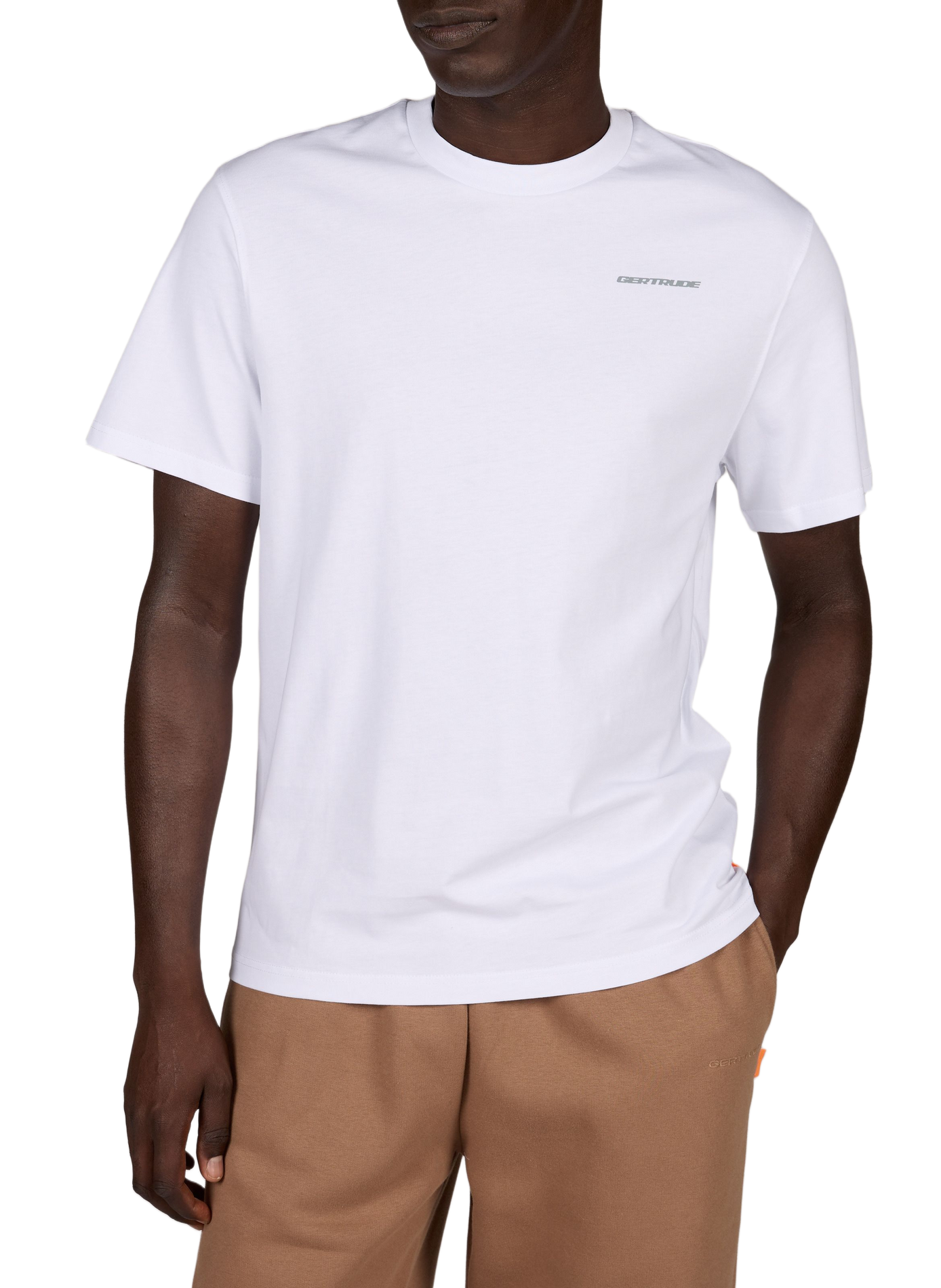 Straight cotton t-shirt GERTRUDE White