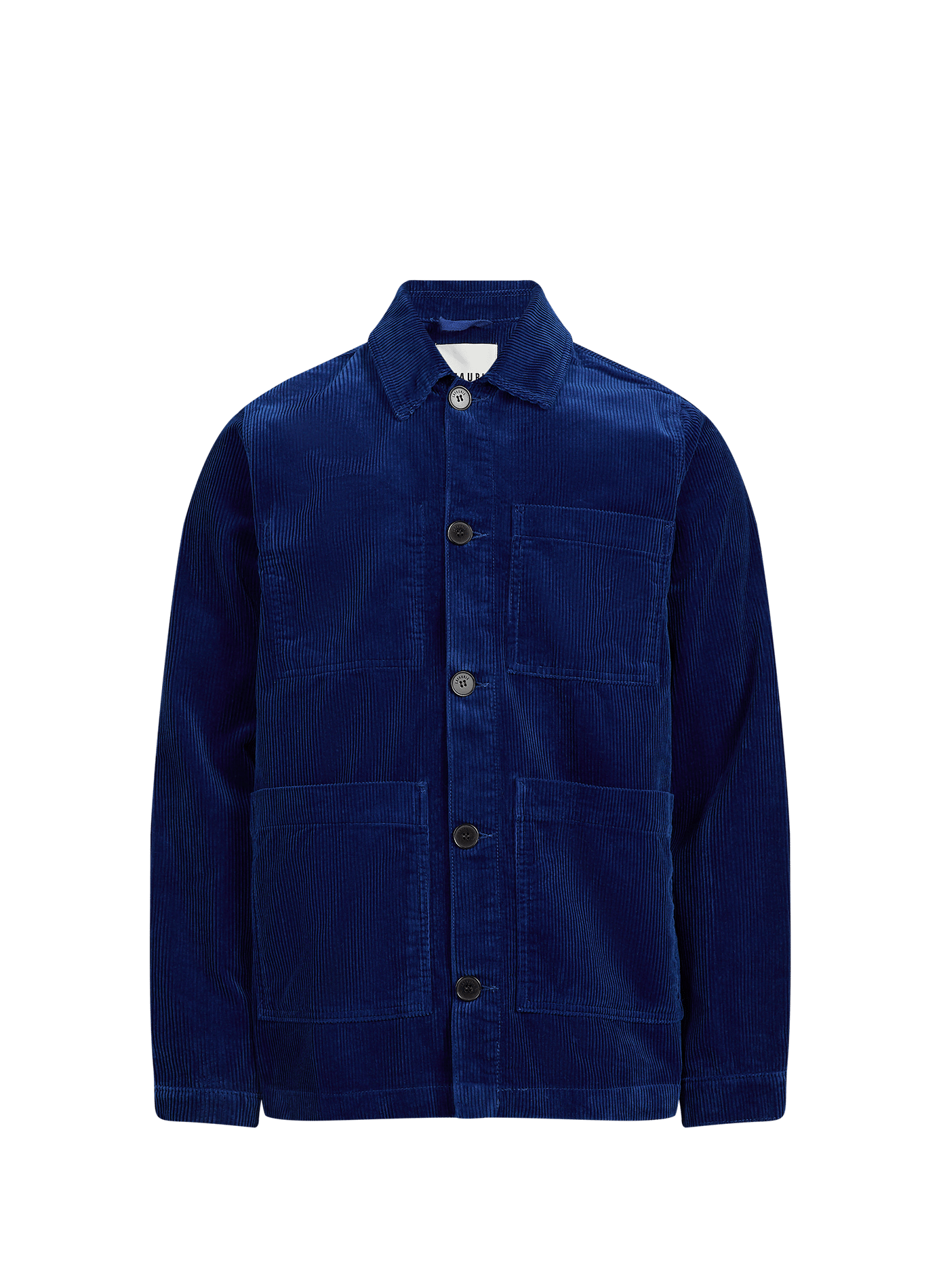 Chaqueta Esteve recta de algodón acanalado LAFAURIE Azul