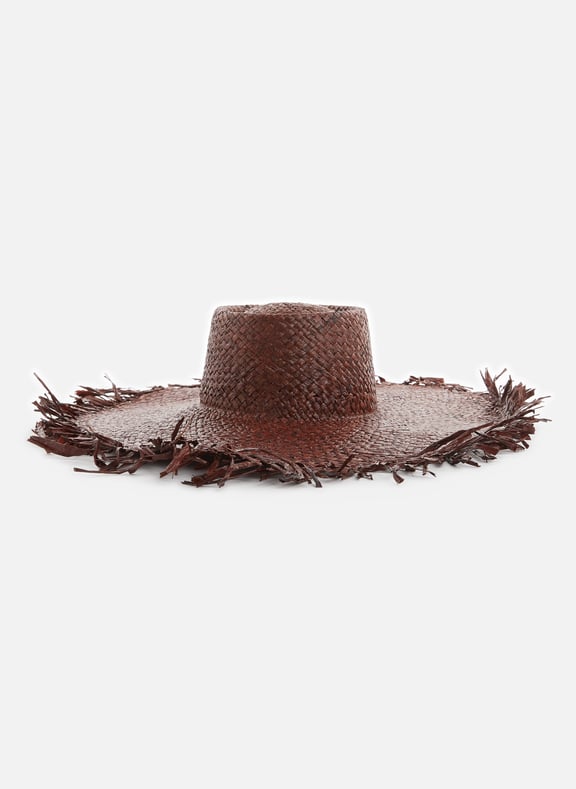 Straw hat Brown by SAISON 1865 SAISON 1865 Straw hat Brown