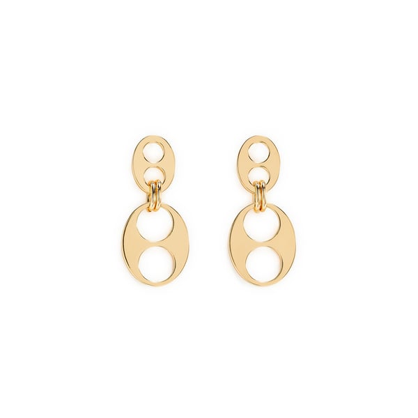 Boucles d'oreille en laiton Boucles d'oreille en laiton