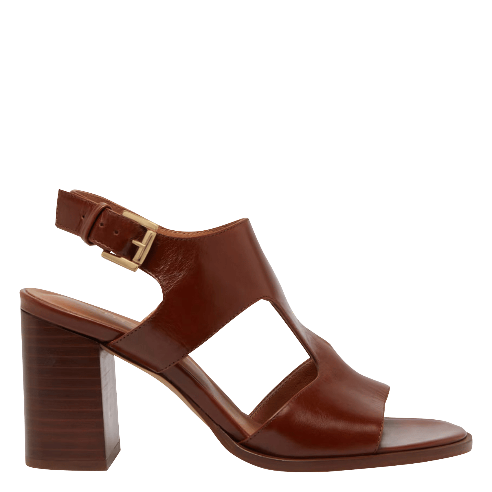 Sandales hautes en cuir Ding JONAK Marron