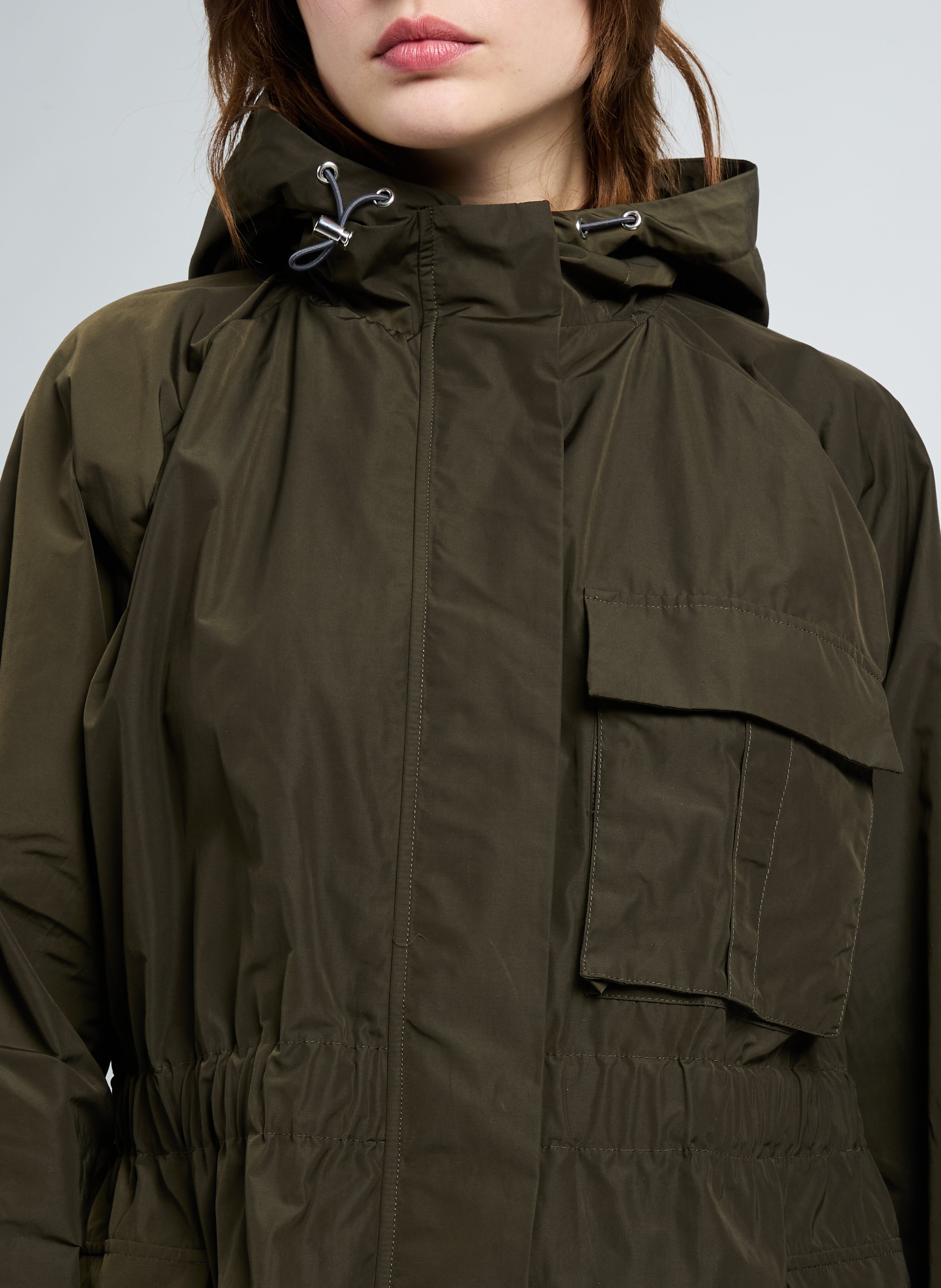 Veste longue imperméable Vessa SAISON 1865 Kaki