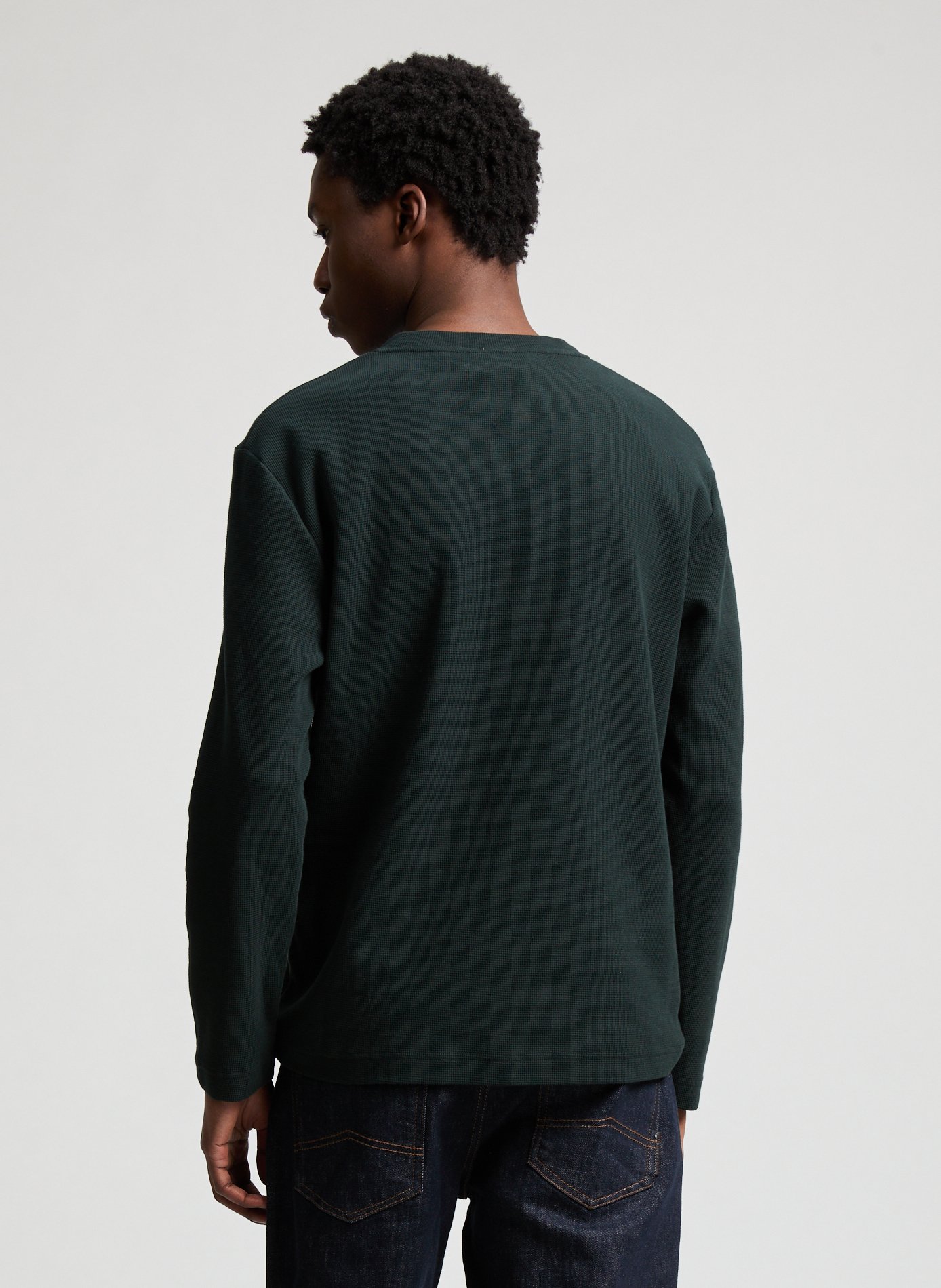 Buttoned collar T-shirt AU PRINTEMPS PARIS Black