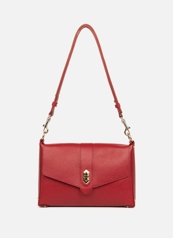 M crossbody bag - Top Double Red by LANCASTER LANCASTER M crossbody bag - Top Double Red