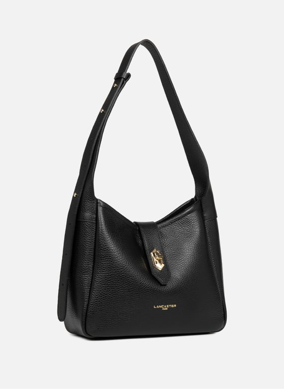 Small bucket bag - Top Double | Black by LANCASTER Small bucket bag - Top Double Black