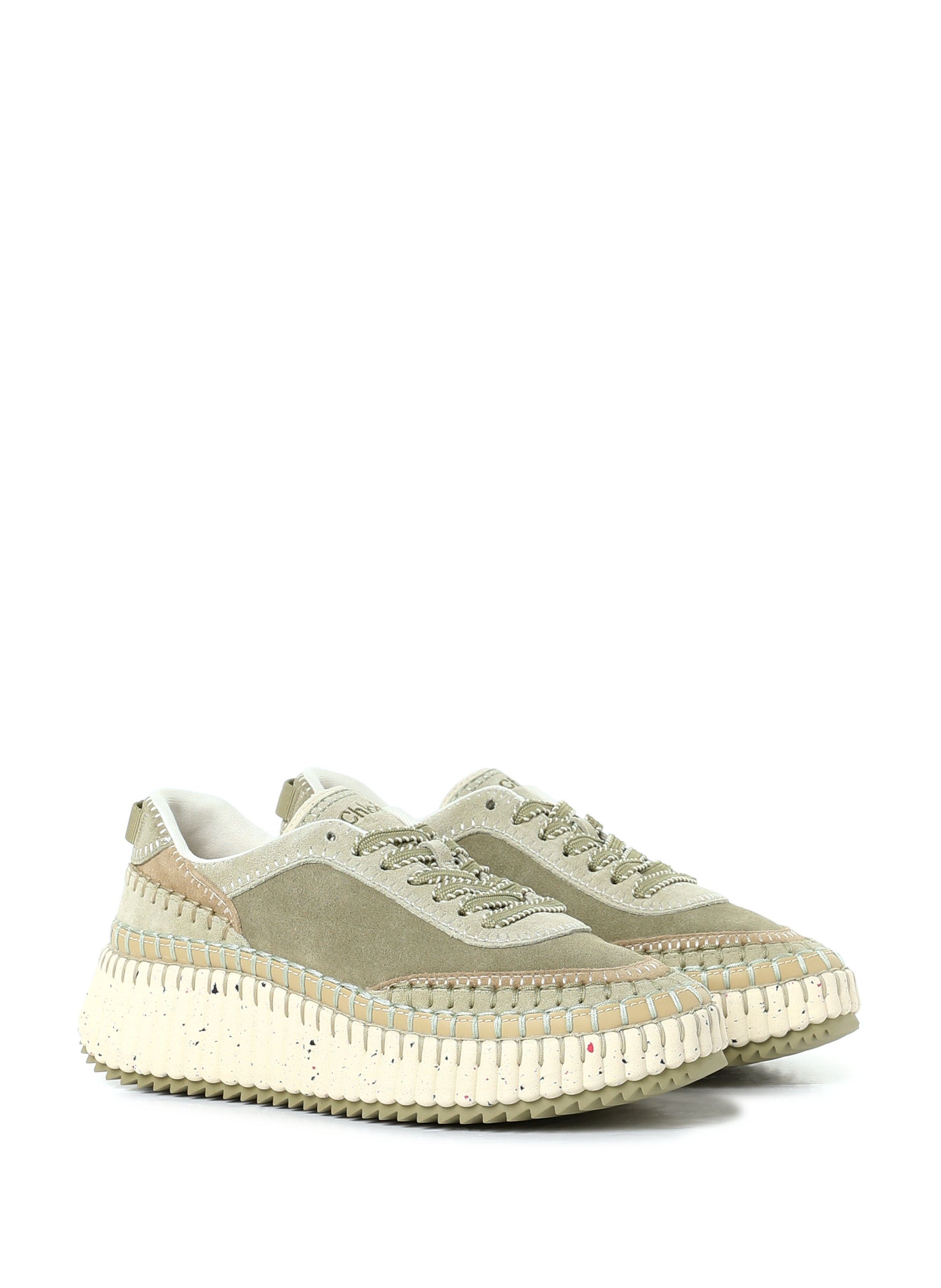 Baskets Nama CHLOÉ Kaki