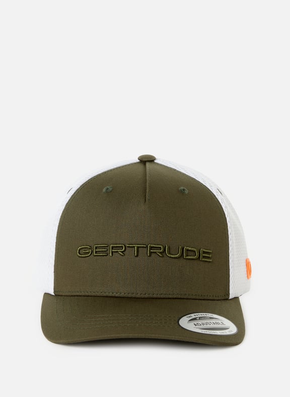 Casquette Benja en maille filet Kaki by GERTRUDE ET GASTON GERTRUDE ET GASTON Casquette Benja en maille filet Kaki