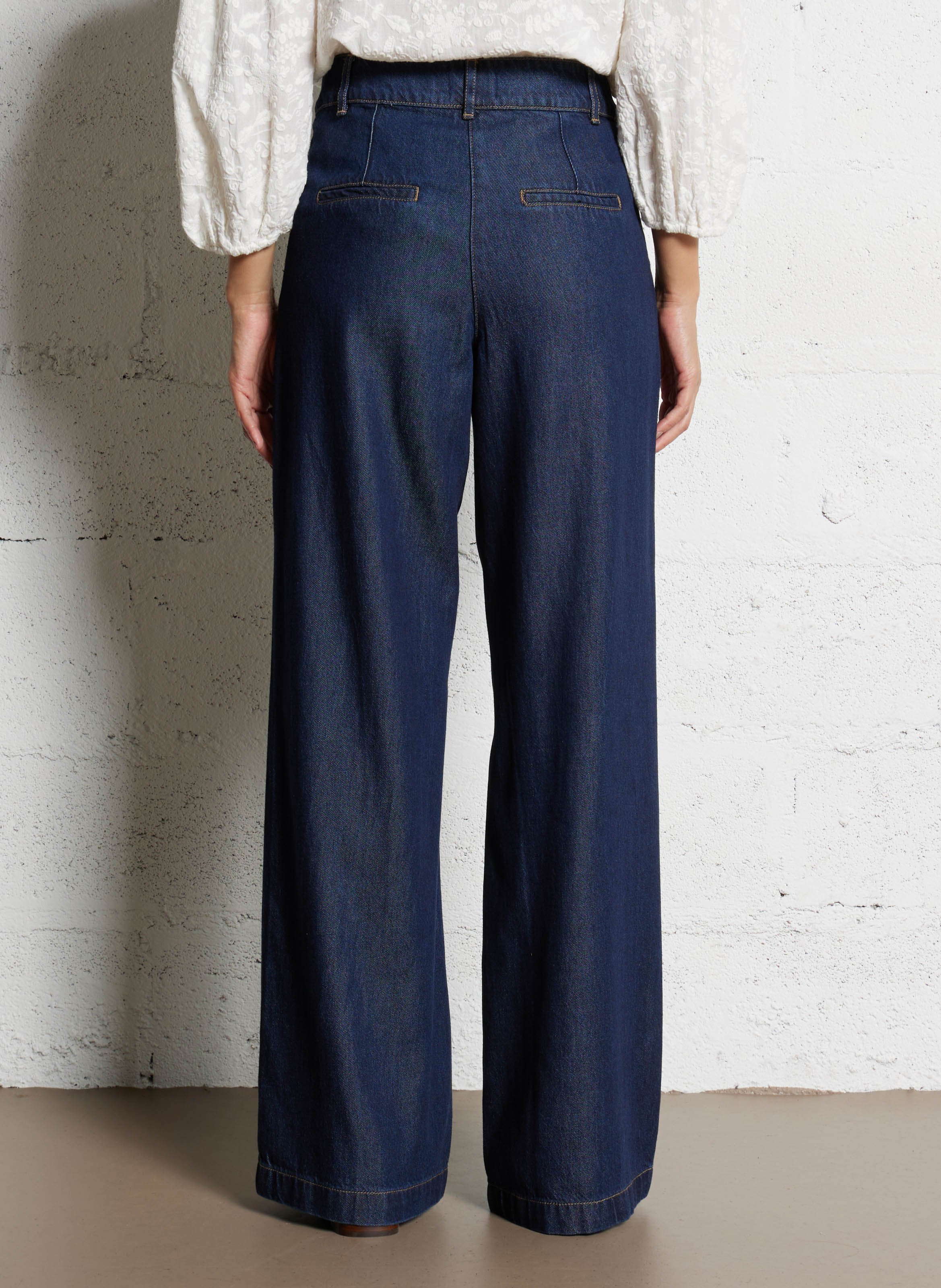 Jean large adele MAISON 123 Bleu