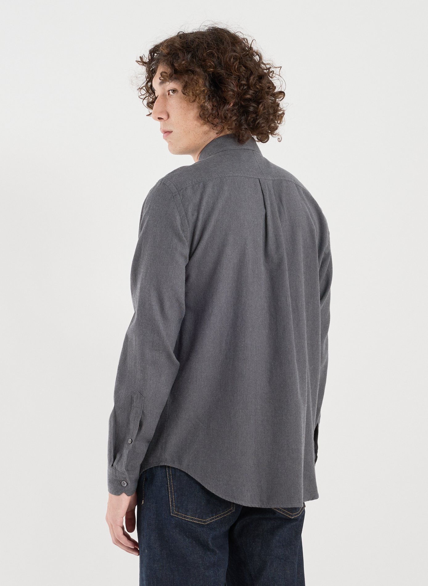 Chemise droite en coton CLOSED Gris