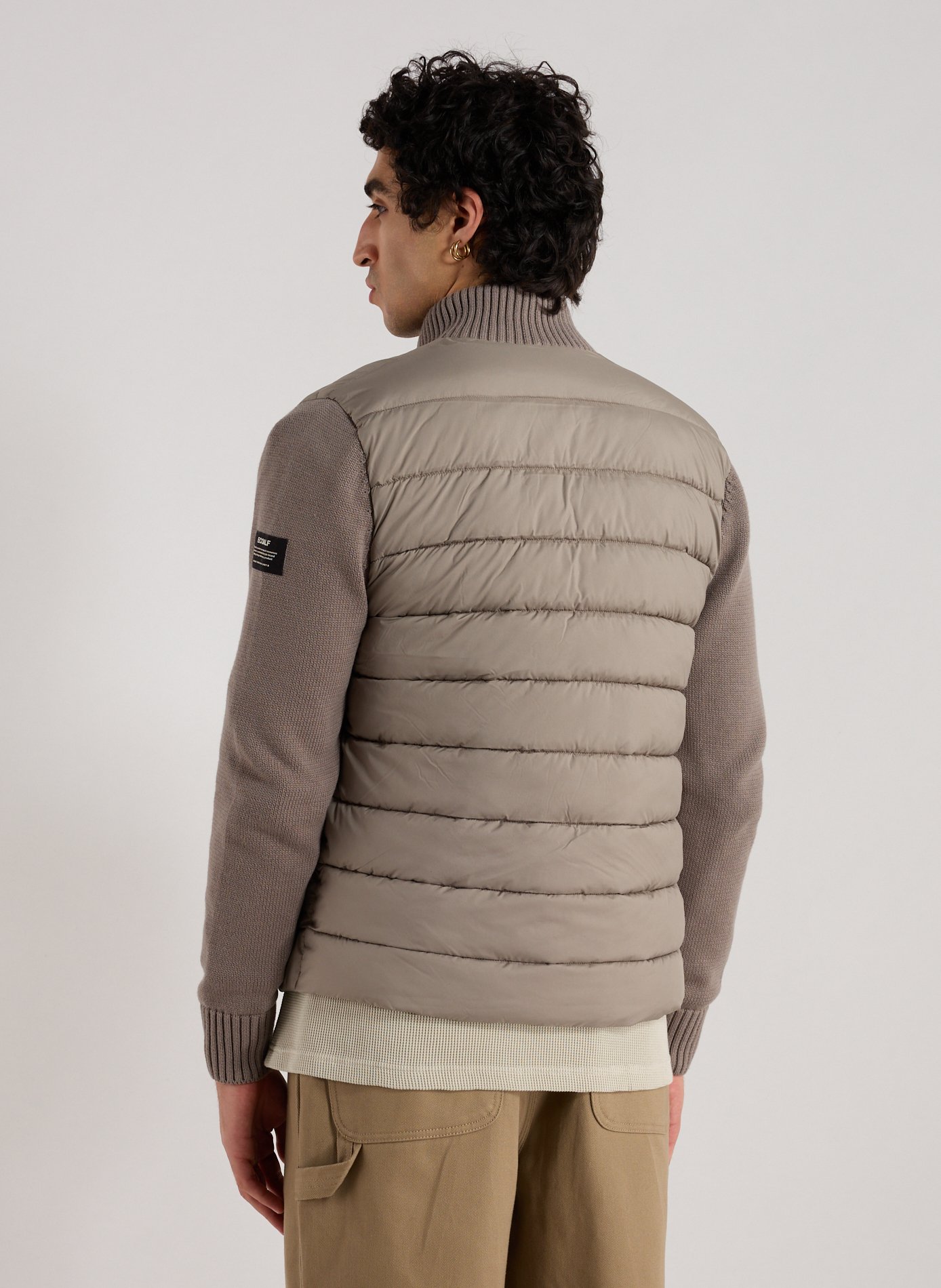 Bimi two-material jacket ECOALF Beige