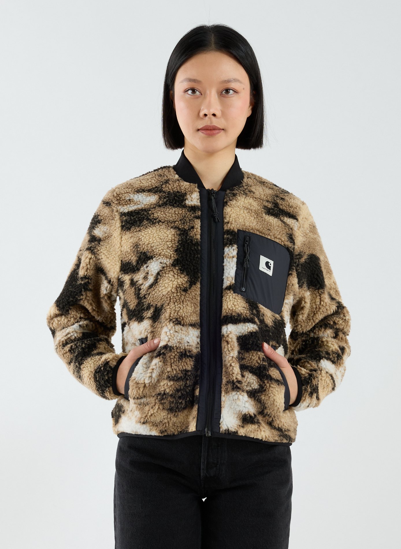Veste shearling zippée CARHARTT WIP Multicolore
