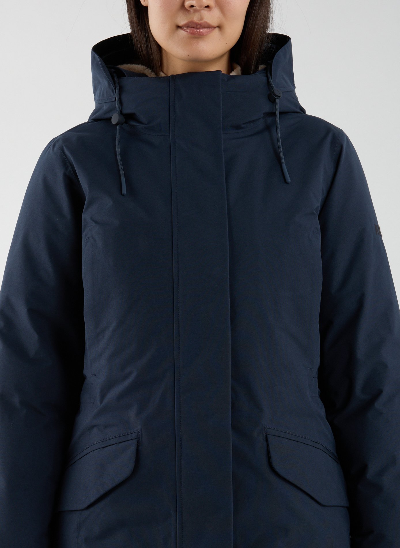 Parka duvet ajustée GORE-TEX AIGLE Bleu