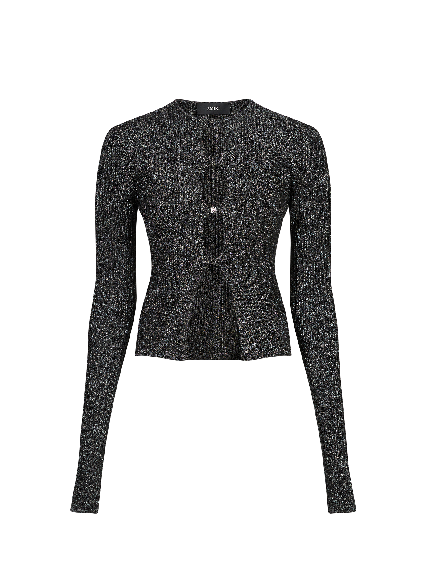 Long-sleeve Shiny Cardigan AMIRI Black