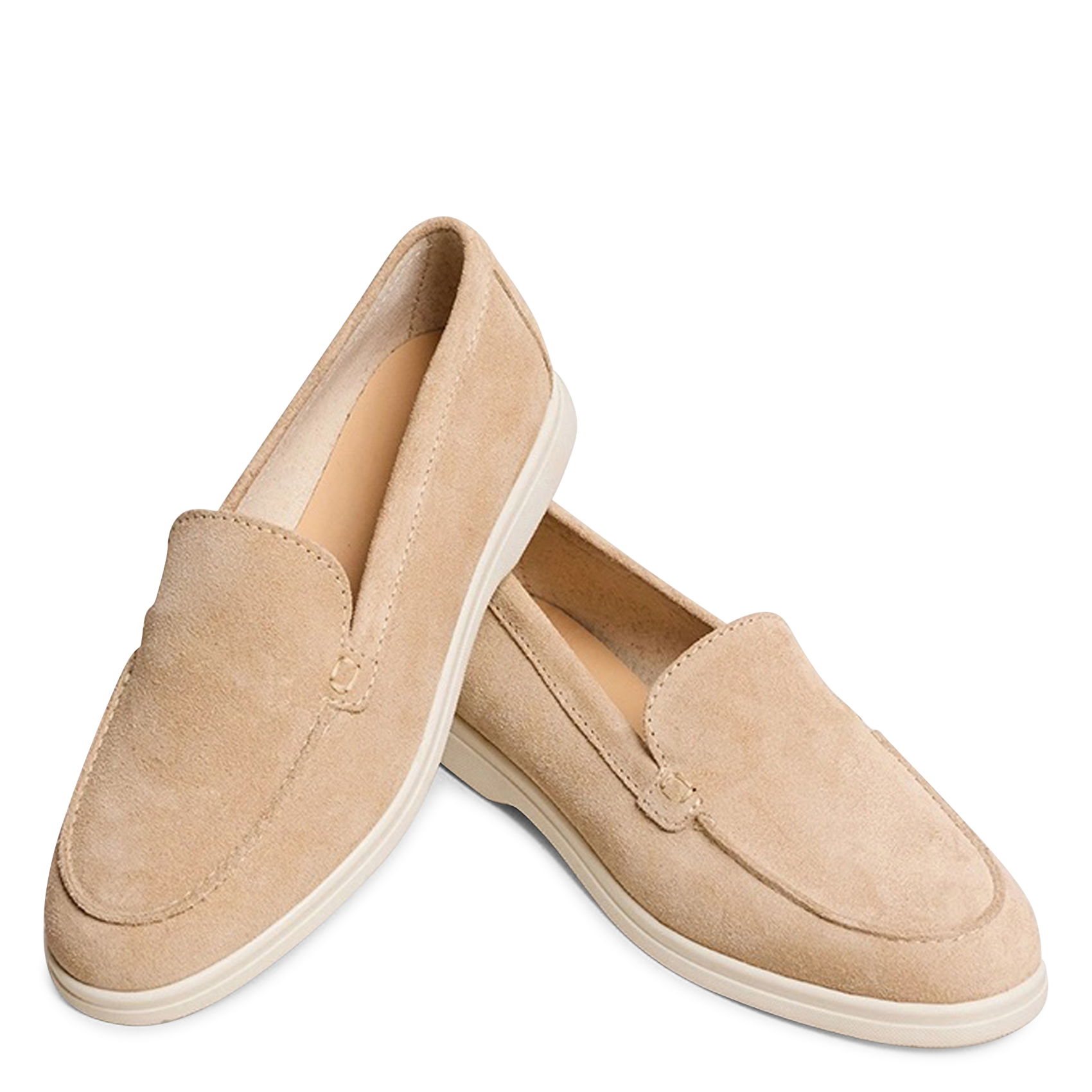Mocassins en cuir norlane JONAK Beige