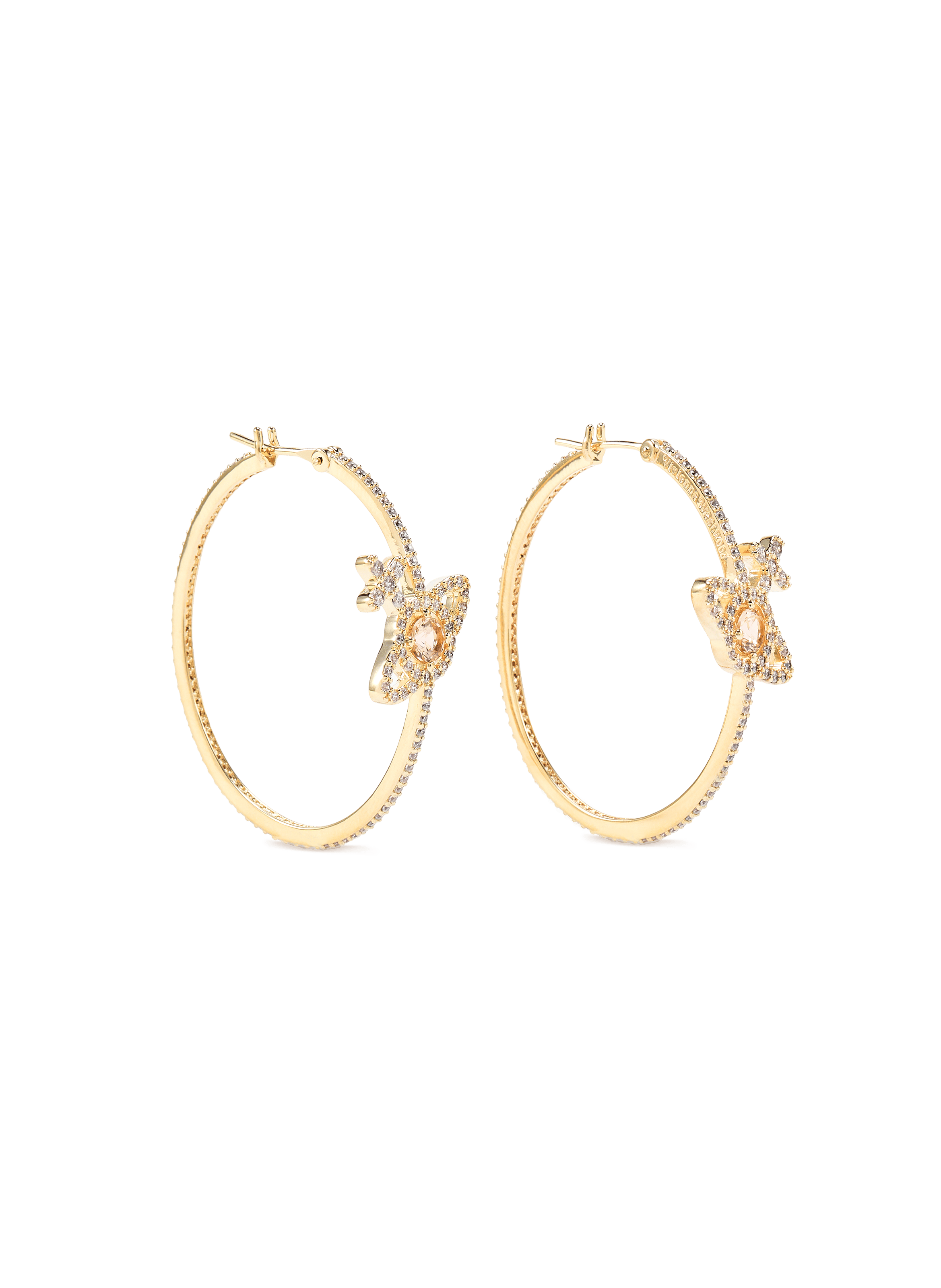 Olympia logo oorringen VIVIENNE WESTWOOD Goud