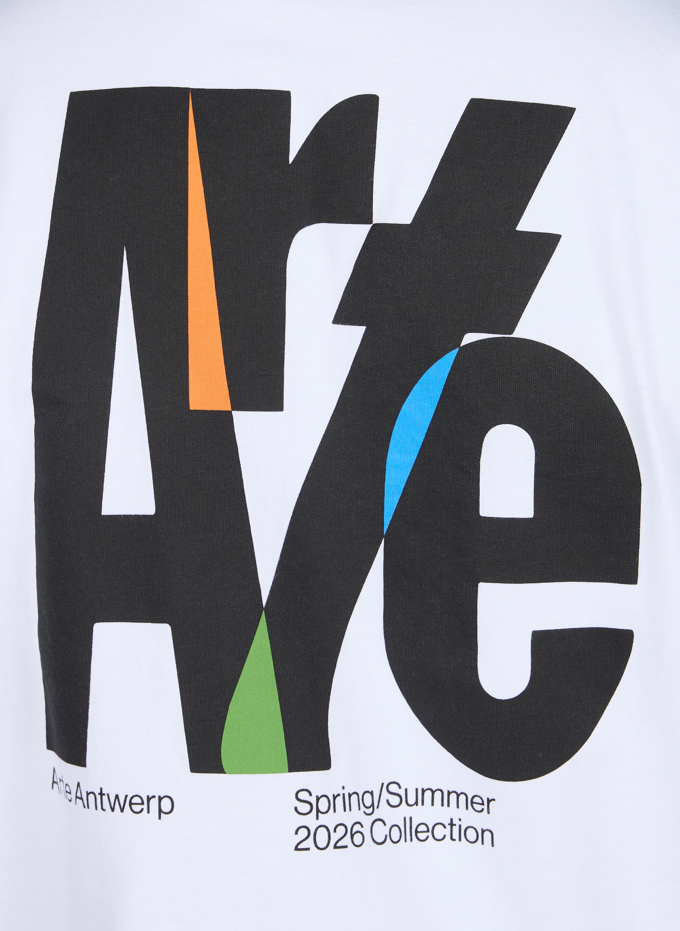 Cotton T-shirt with printed back ARTE ANTWERP White