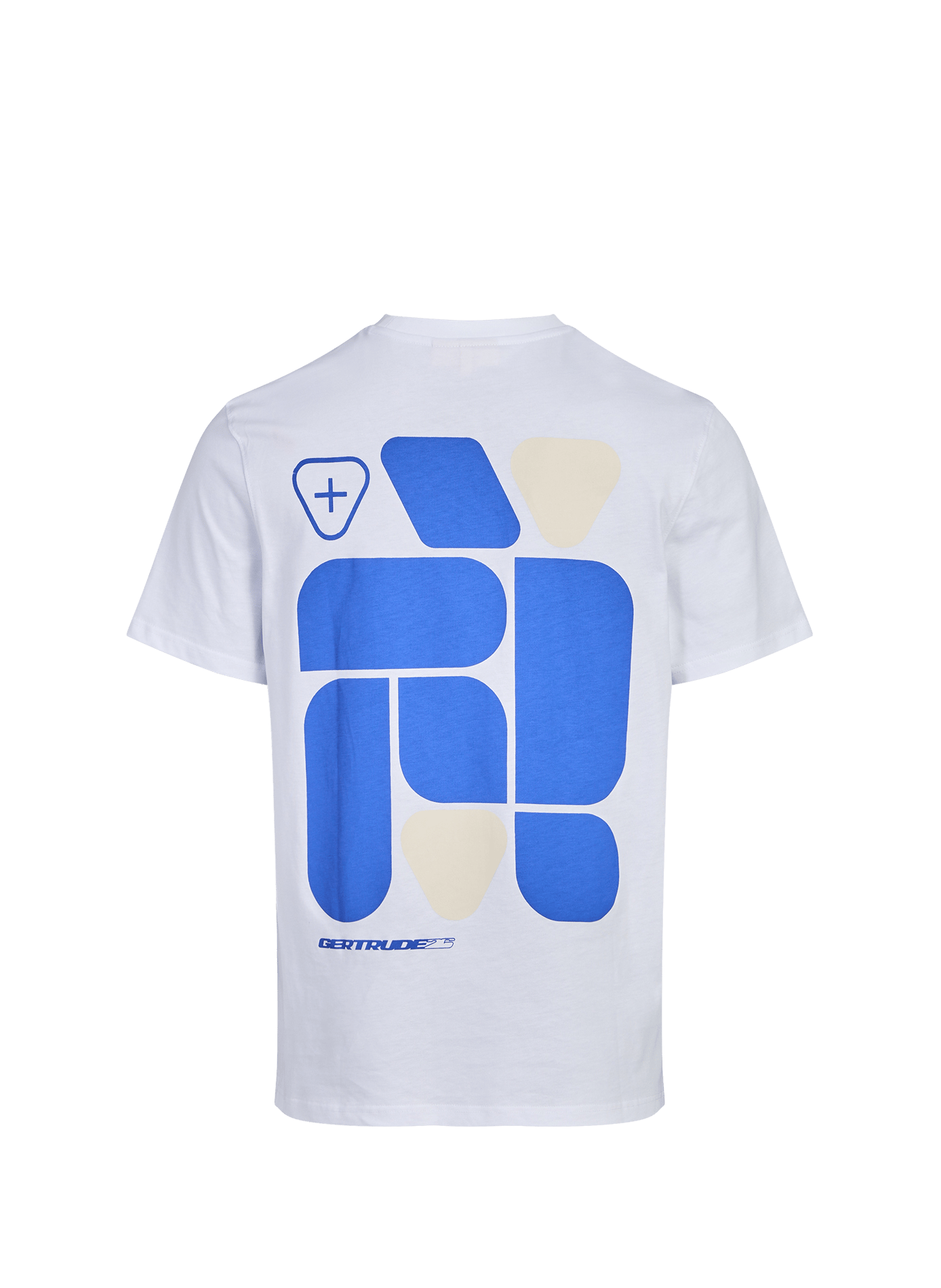 T-shirt droit sérigraphié en coton GERTRUDE ET GASTON Multicolore