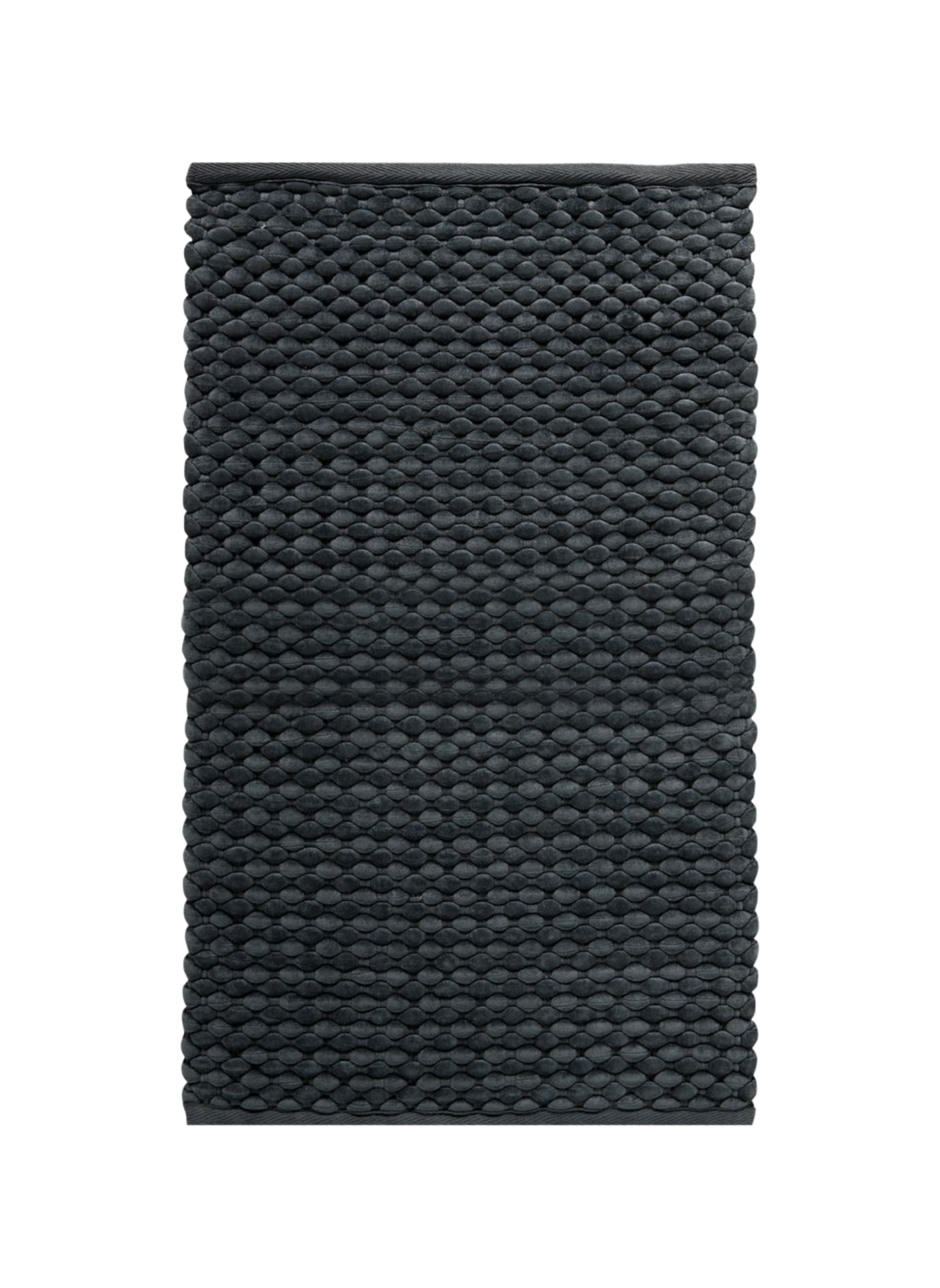 Alfombra de baño Maks de algodón mezclado AQUANOVA Gris