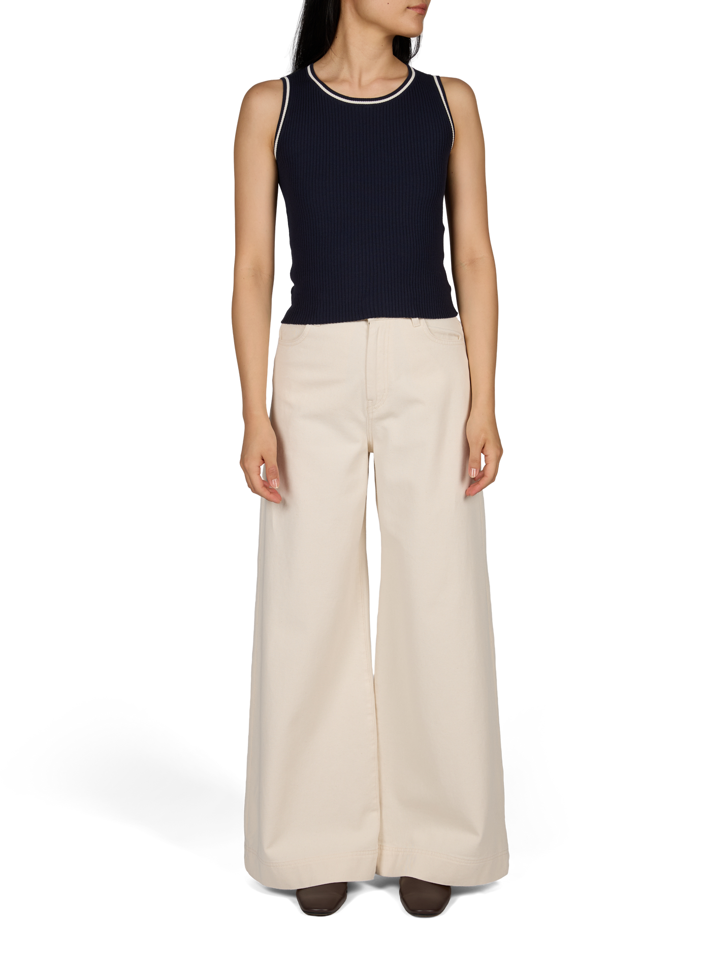 Ärmelloses Top in Uni-Farbe MAX MARA WEEK END Blau