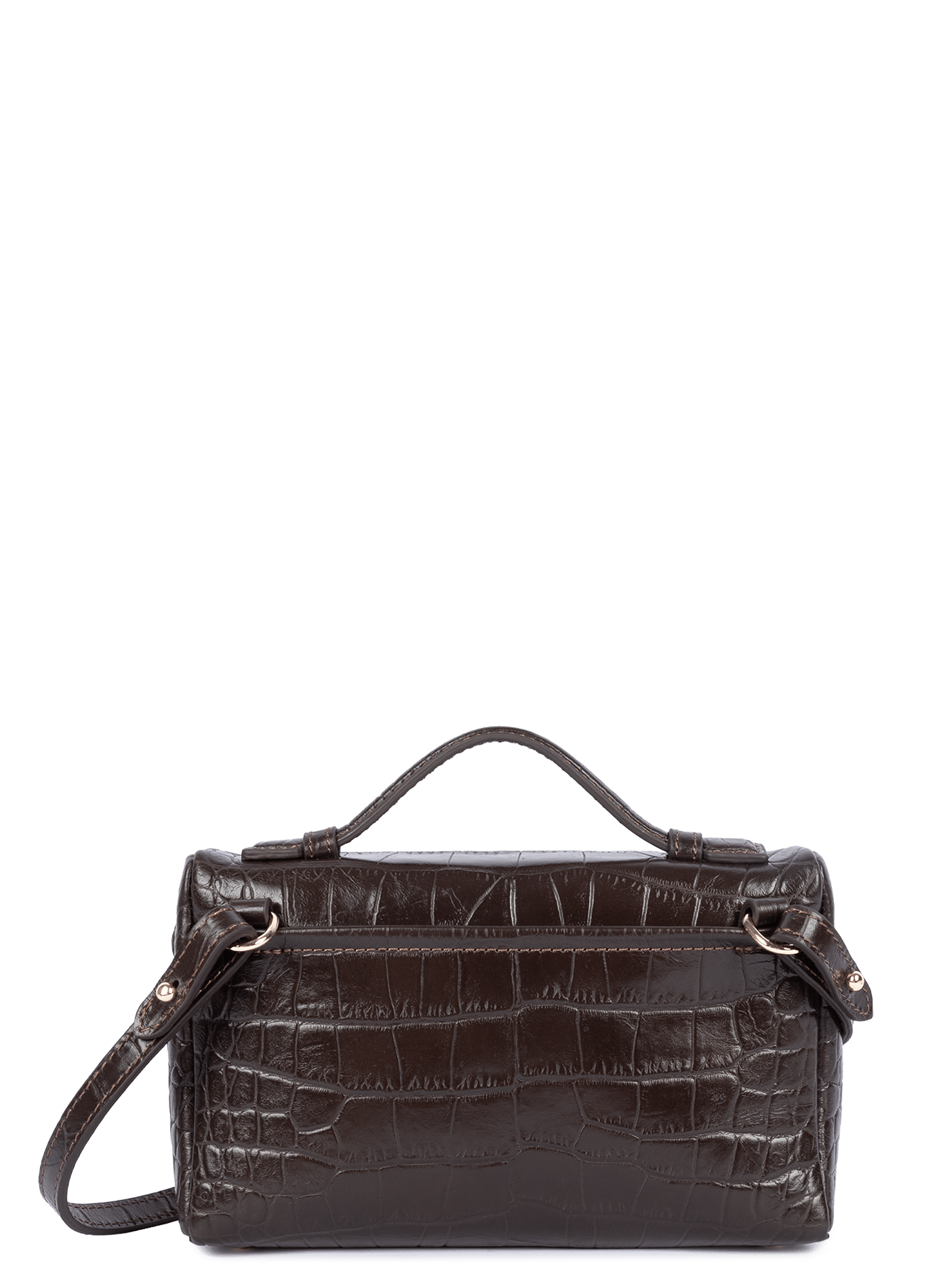 Kleine doosvormige tas - exo LANCASTER Bruin