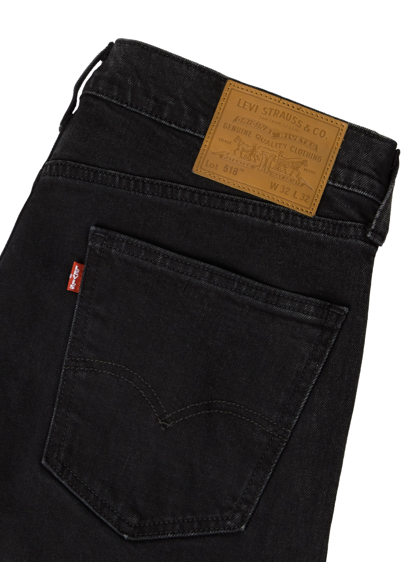 Rechte jeans van gemengd katoen LEVI'S Blauw