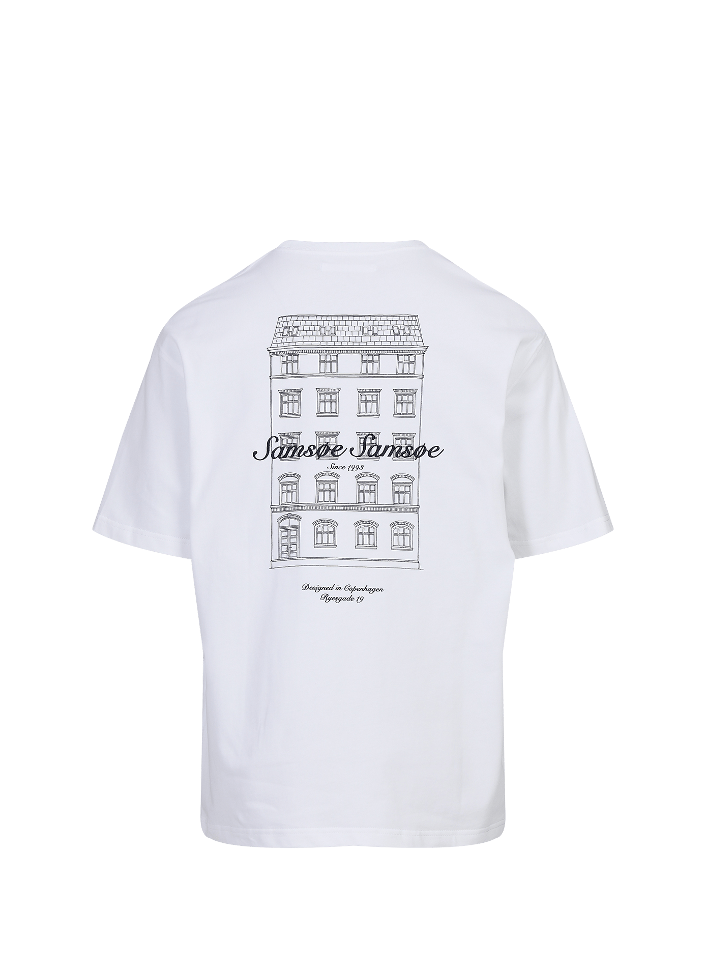 Weites Baumwoll-T-Shirt Sauni SAMSOE SAMSOE Weiss