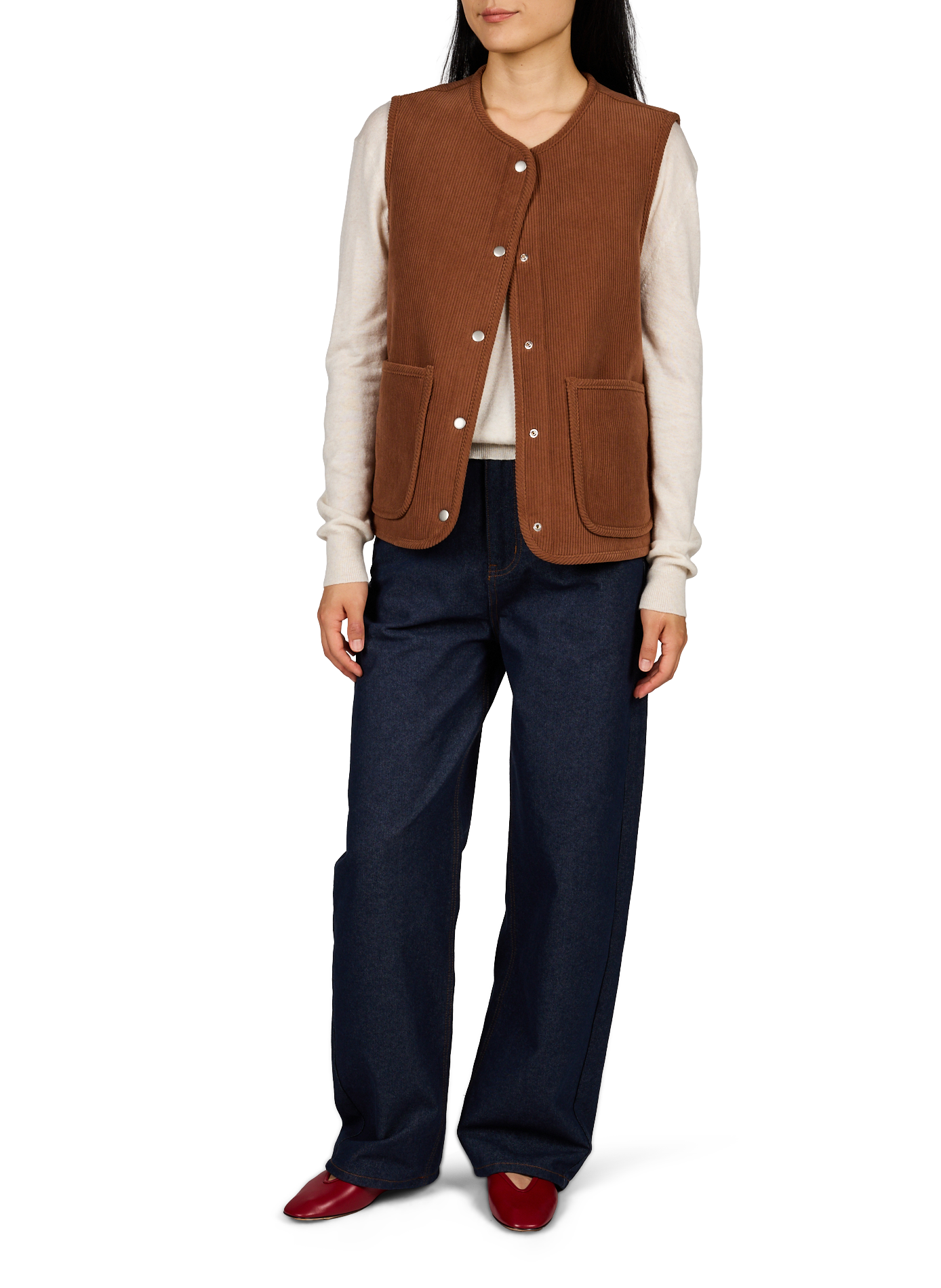 V-neck jumper ARTLOVE Beige