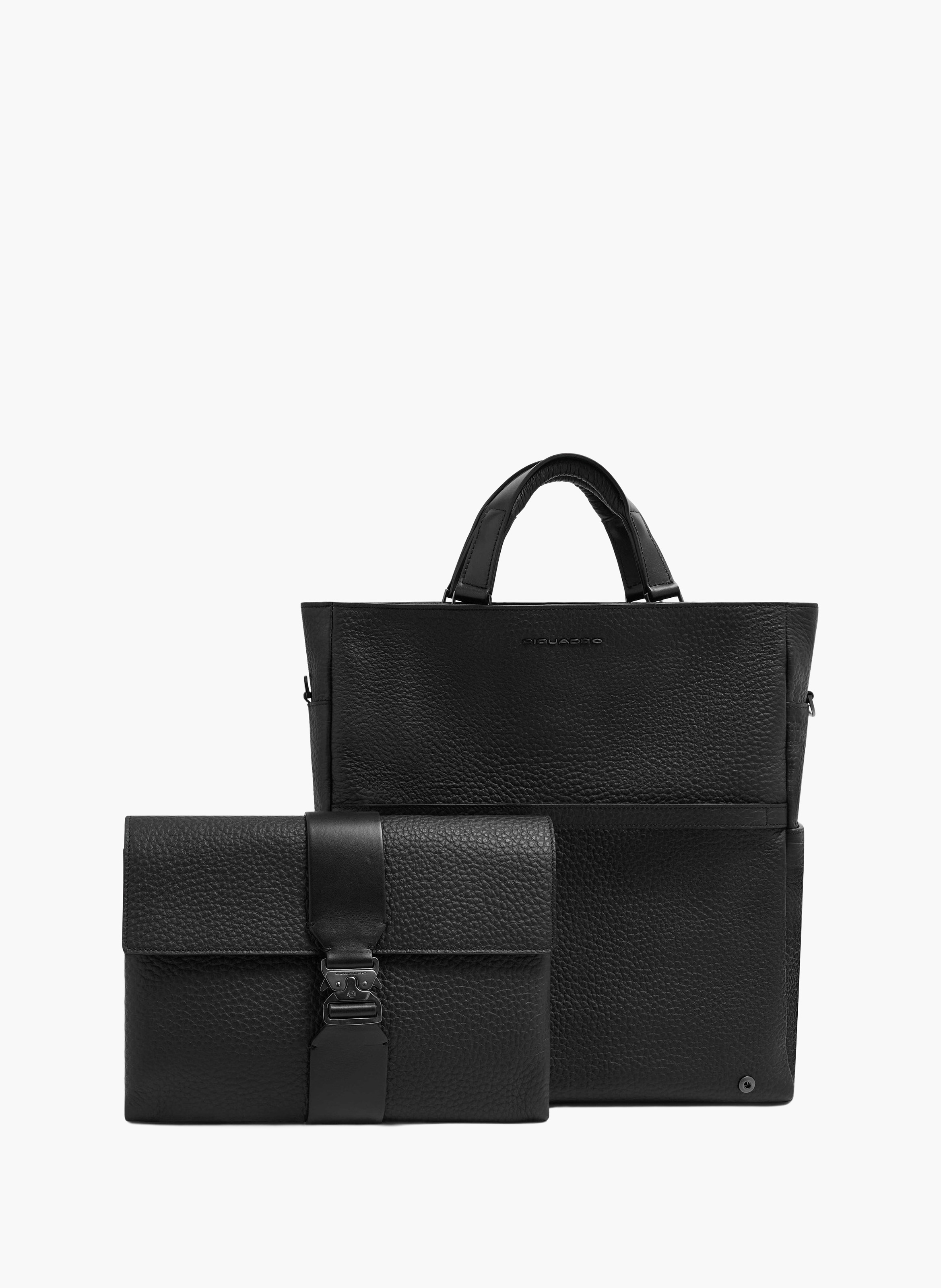 Totebag voor laptop van 15,6 inch PIQUADRO Zwart