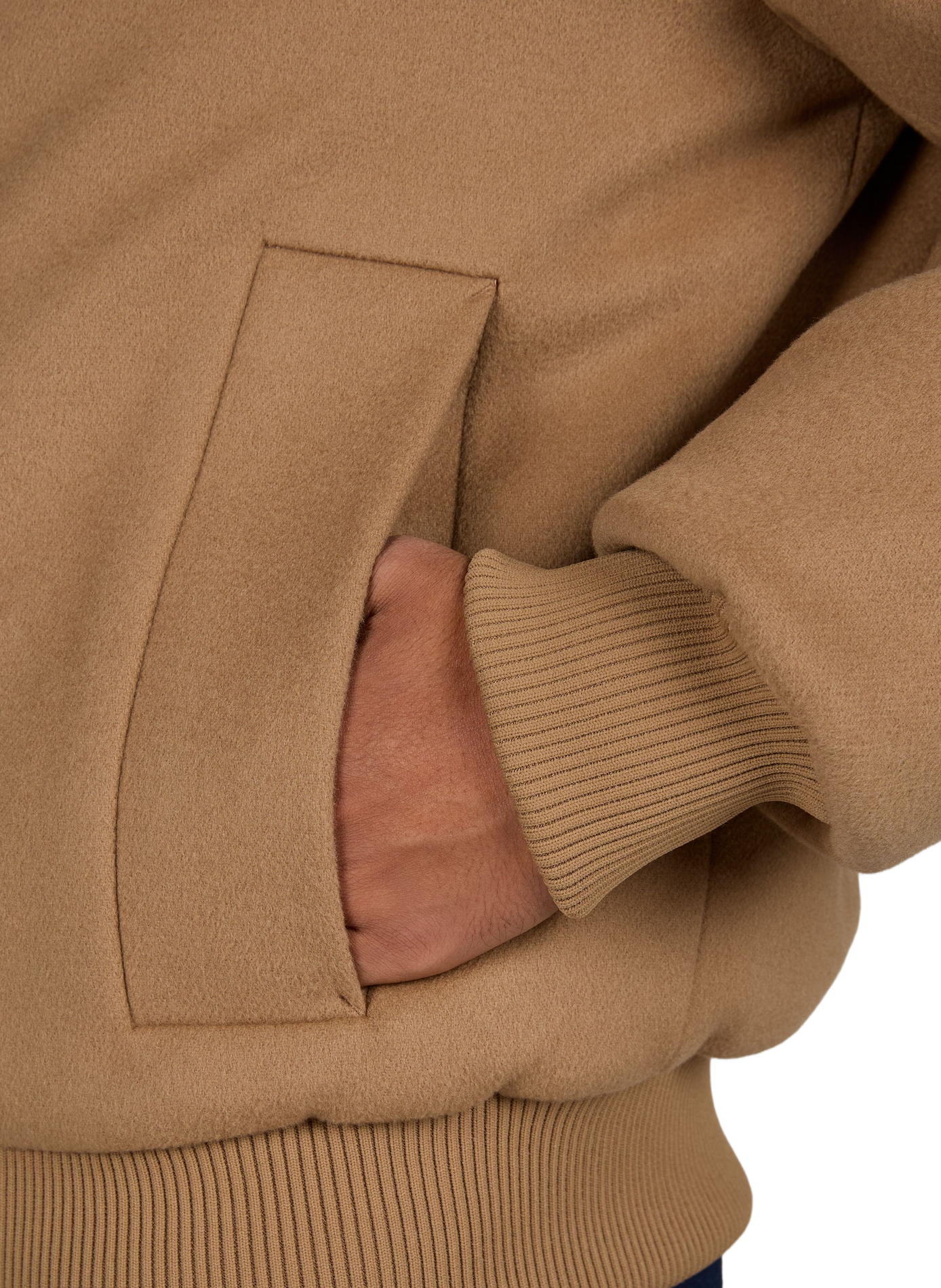 Jacke mit Stehkragen und Kapuze MACKAGE Beige