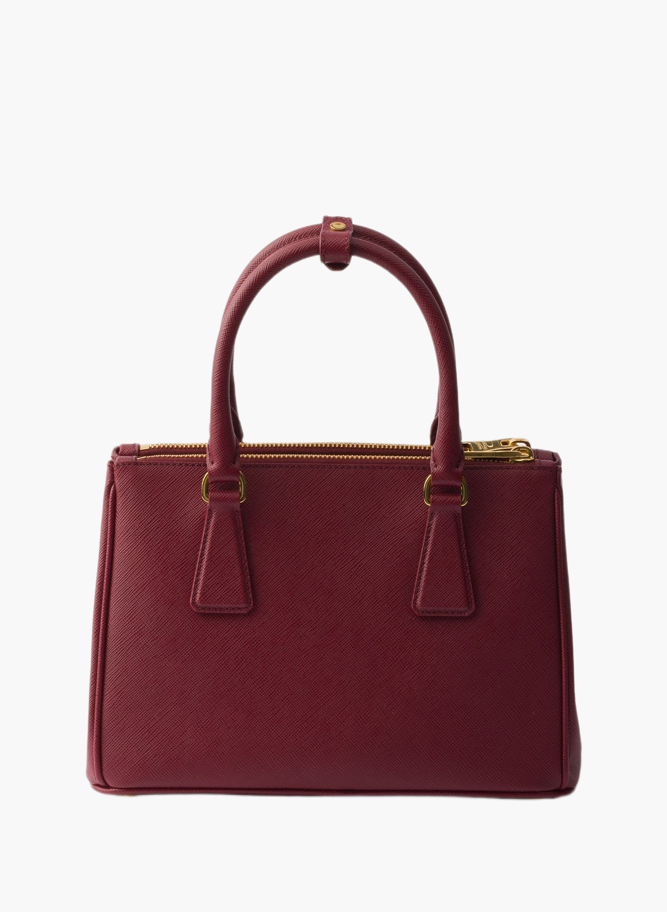Petit sac prada galleria en cuir saffiano PRADA Rouge