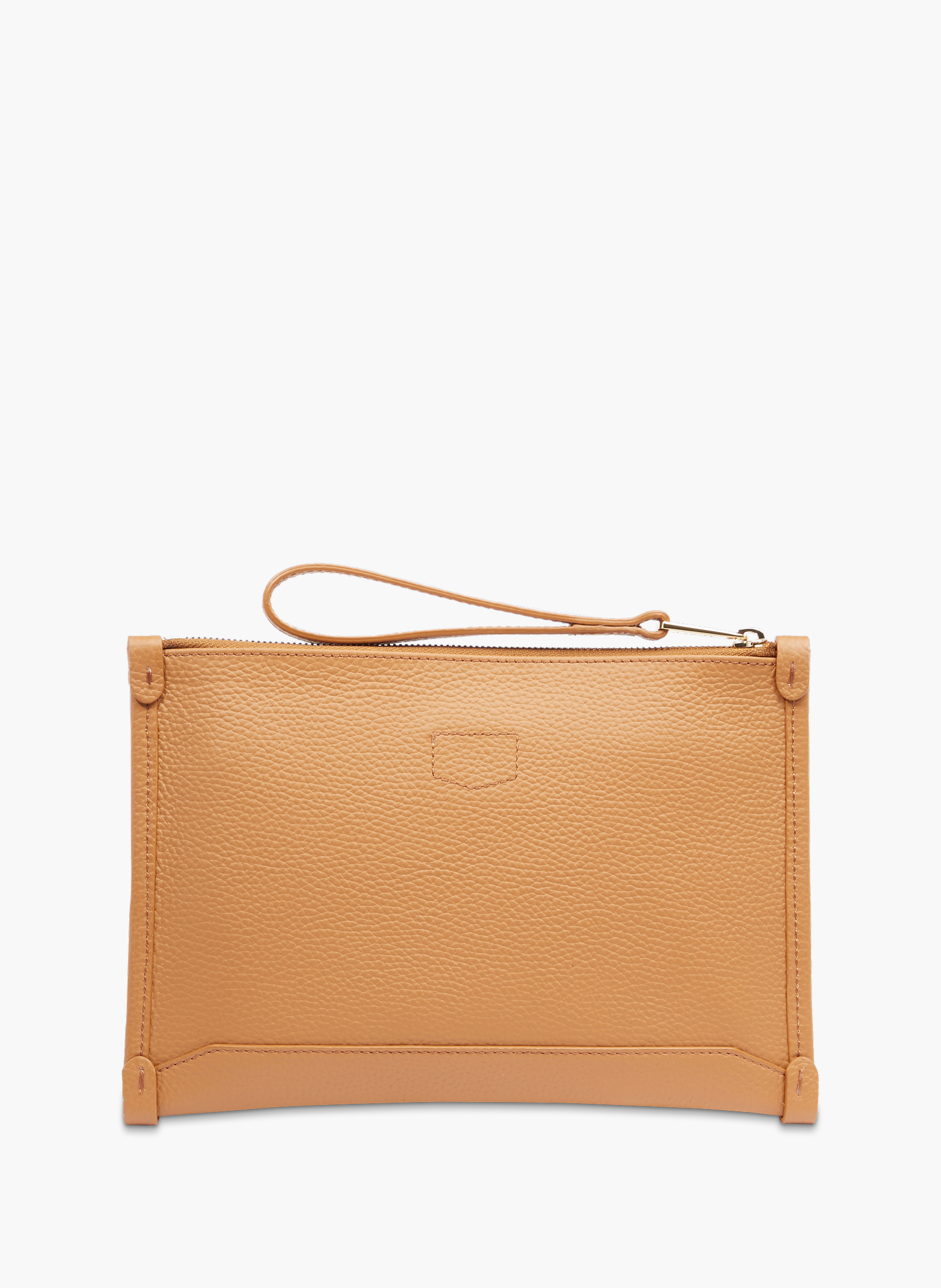 Pochette zippée s avec dragonne jour de lancel en cuir | Marron LANCEL Femme