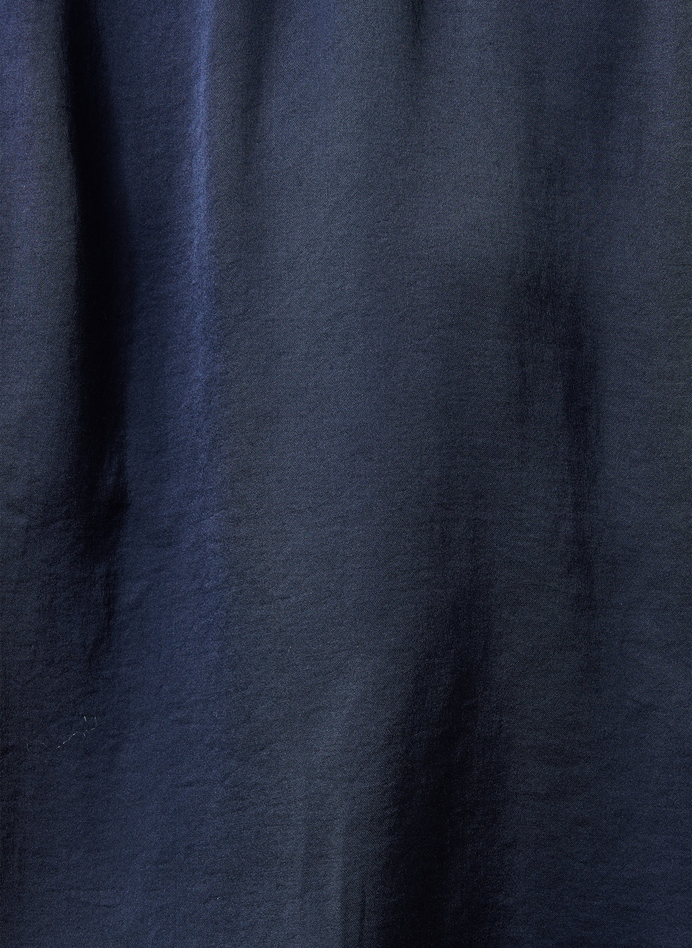 Effen satijnen mouwloze top LA FEE MARABOUTEE Blauw