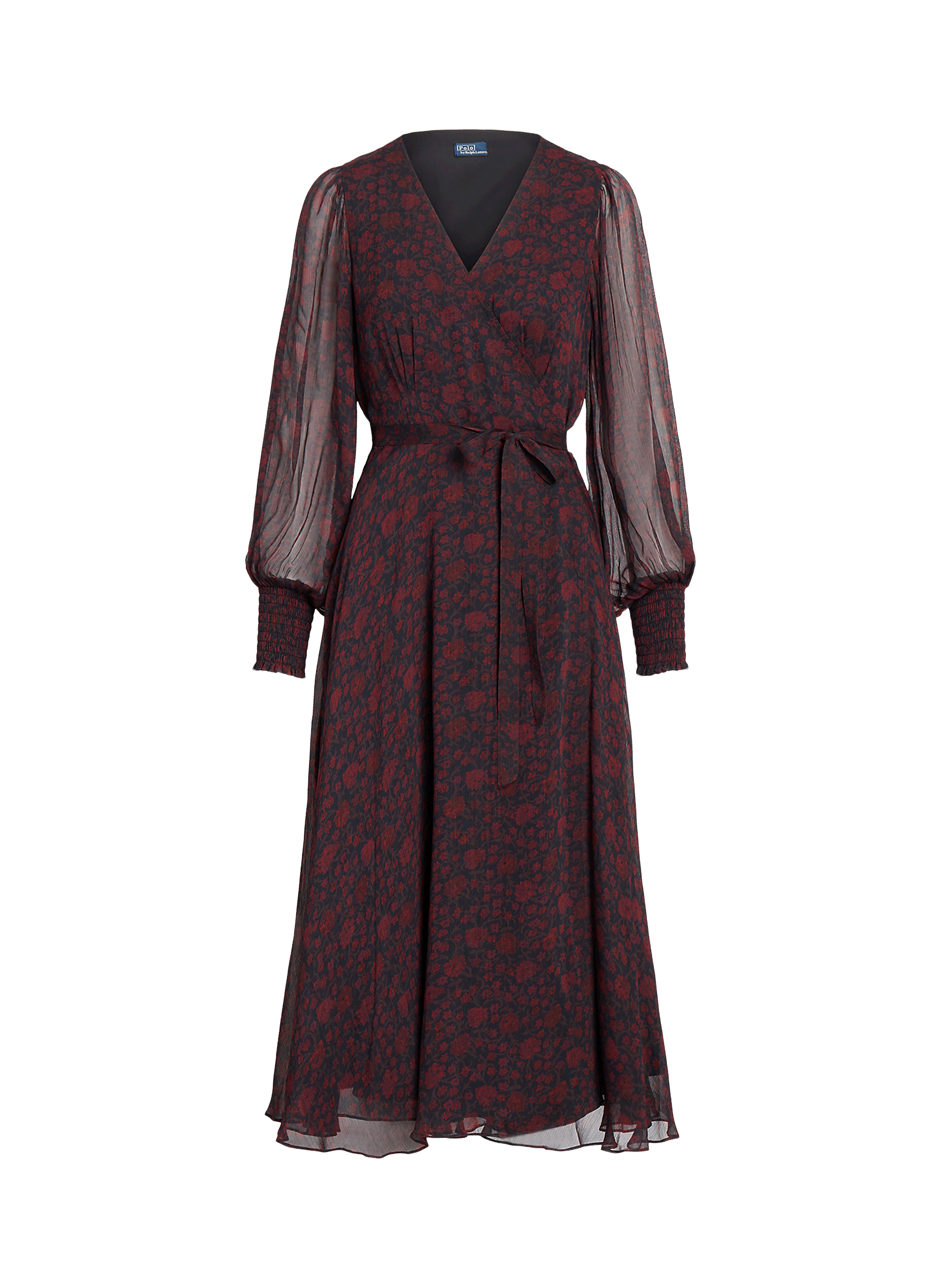 Robe portefeuille à imprimé